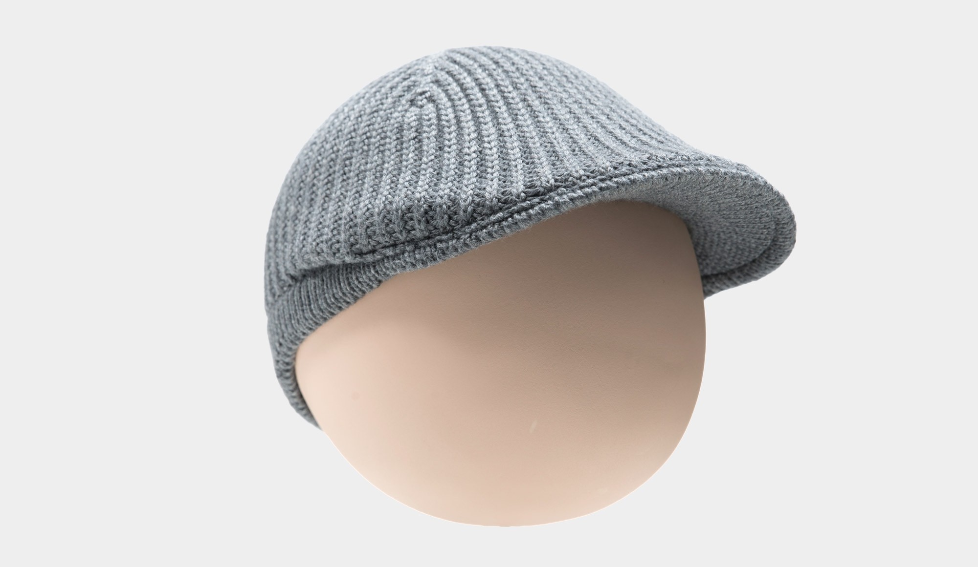 knitted flat cap