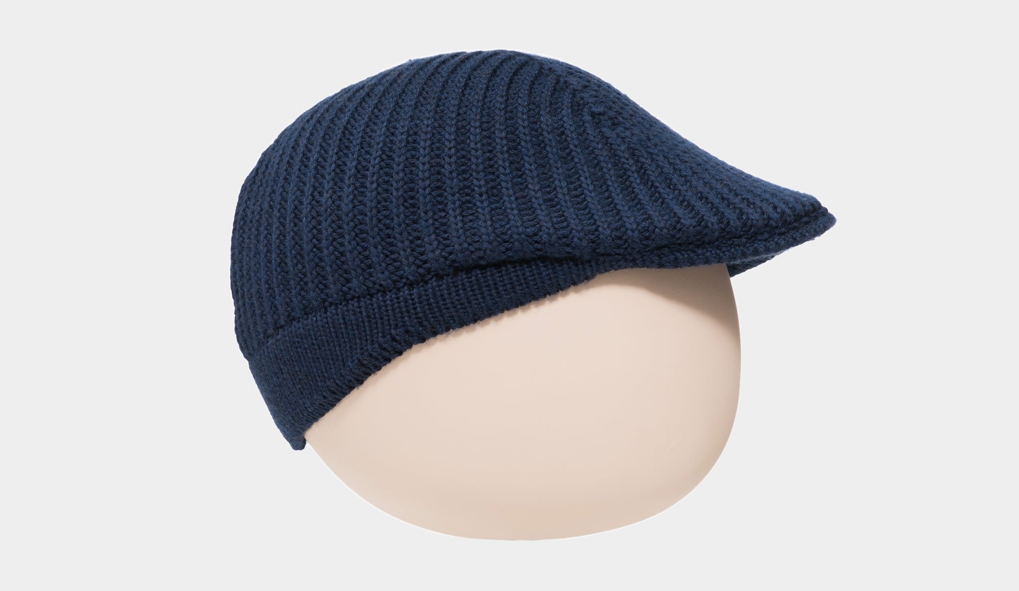 knitted flat cap