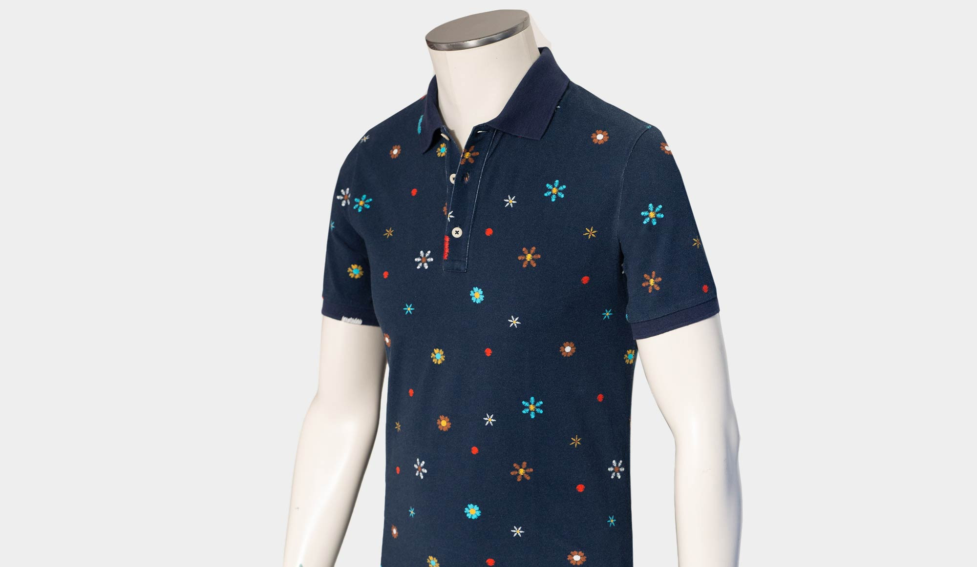 Altea Polo Flower Blue