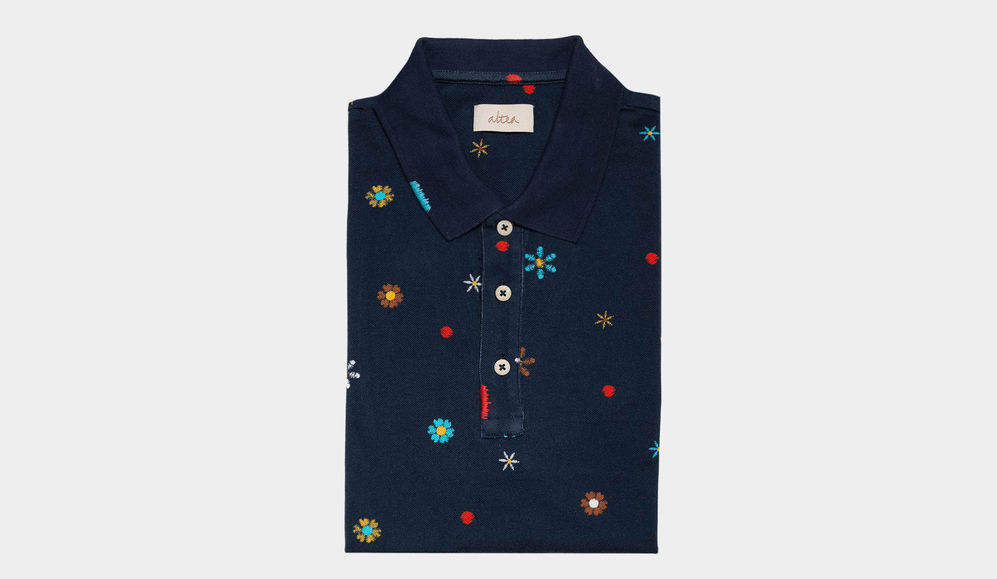 Altea Polo Flower Blue