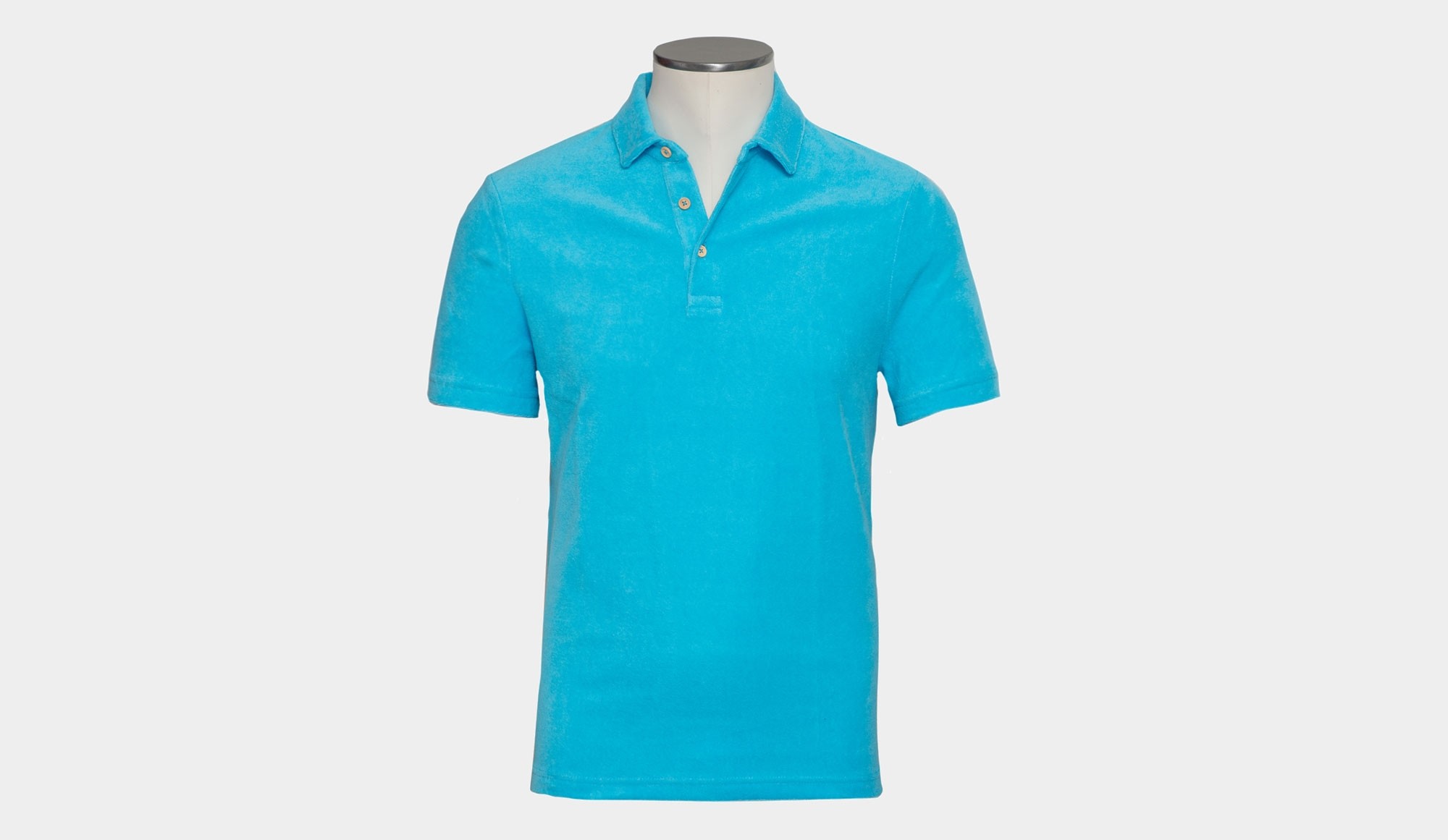 Altea Polo Terry Aqua Blue