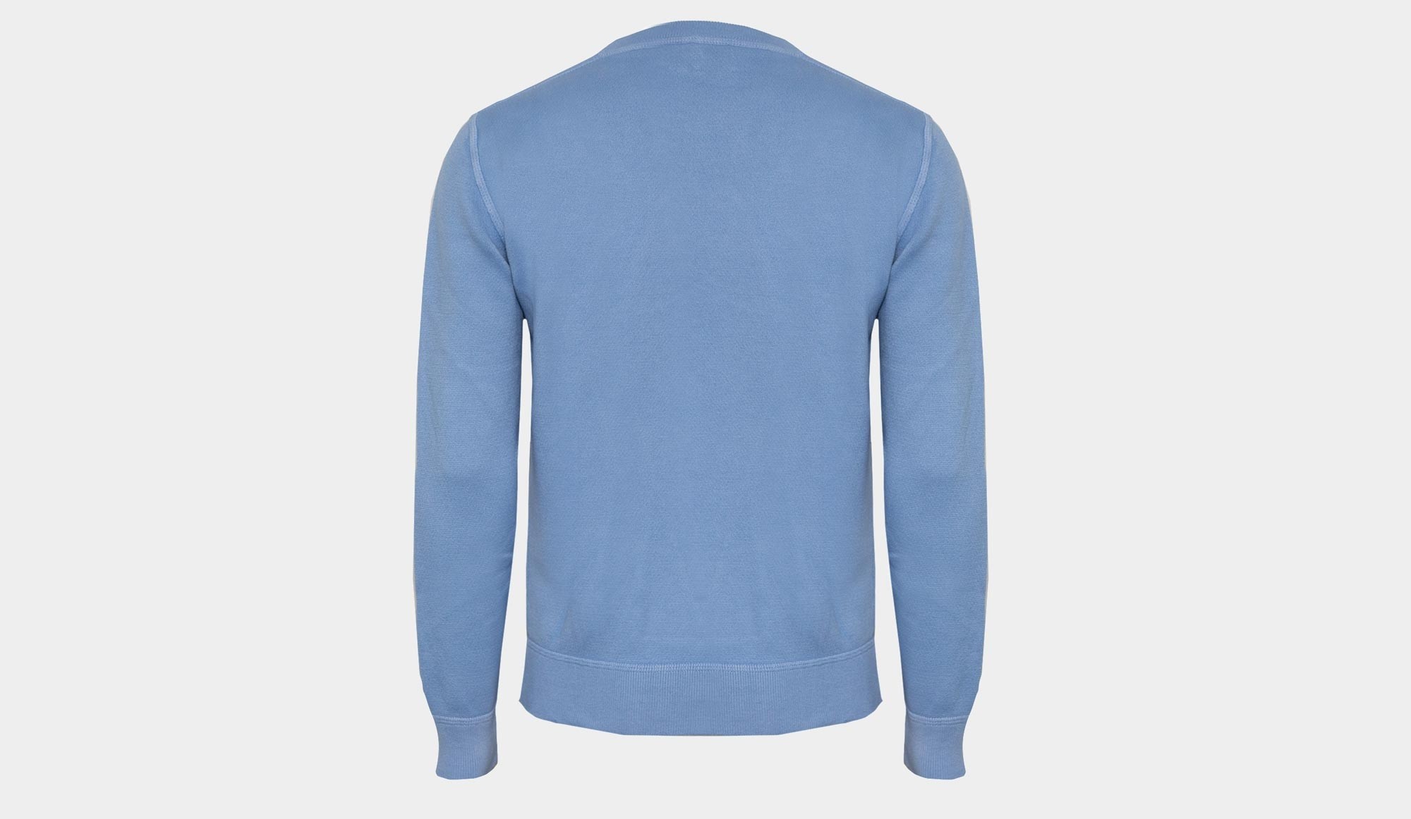 light blue crewneck