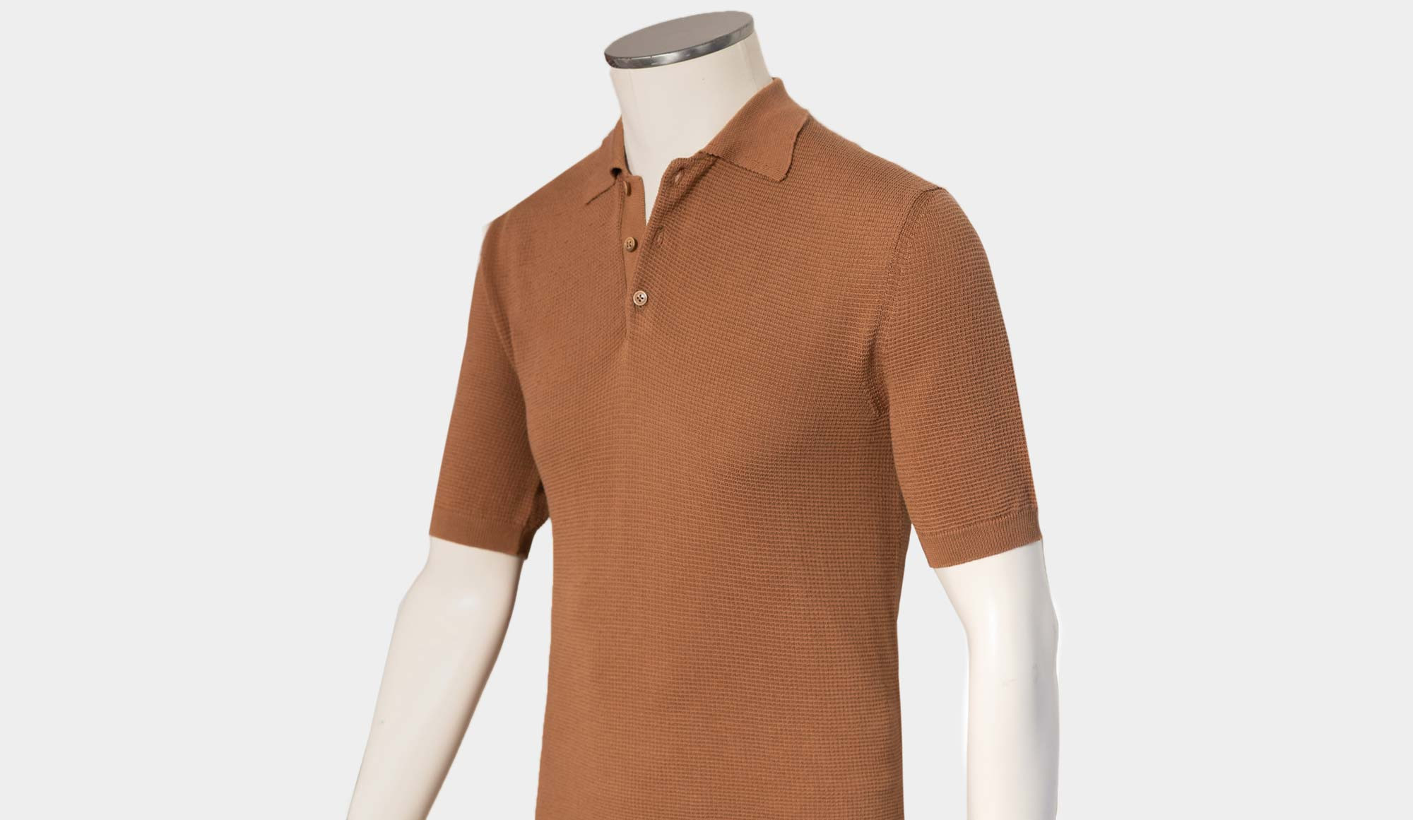 Altea Polo Waffle Caramel