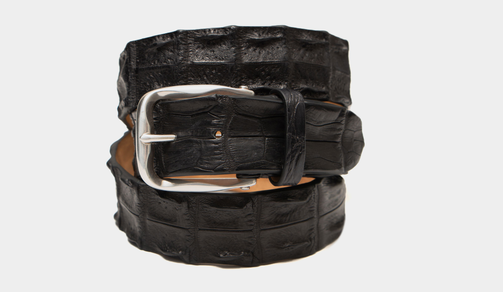 Andrea d'Amico Horn Back Belt Black