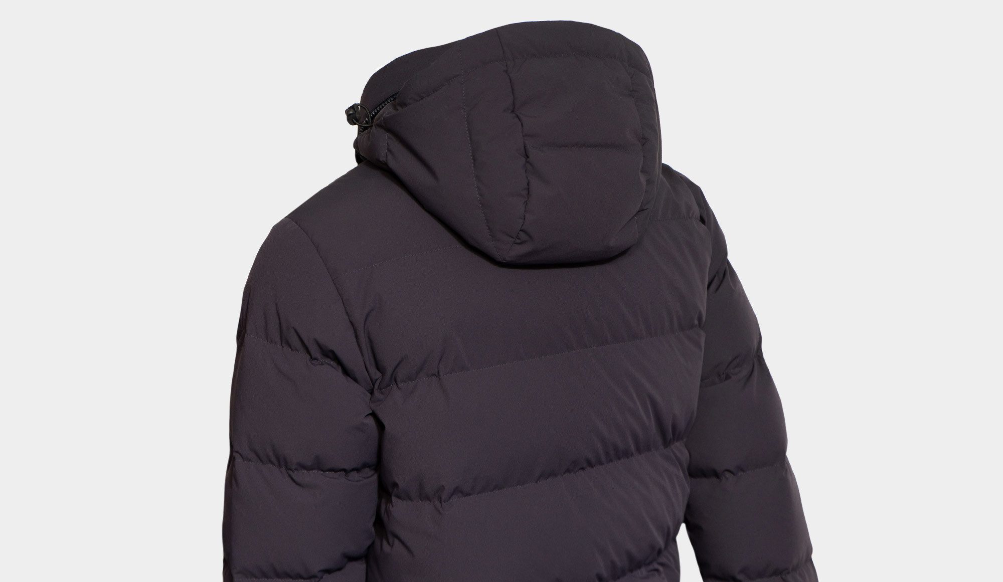 Aspesi Down Parka Cappotto Longo Navy