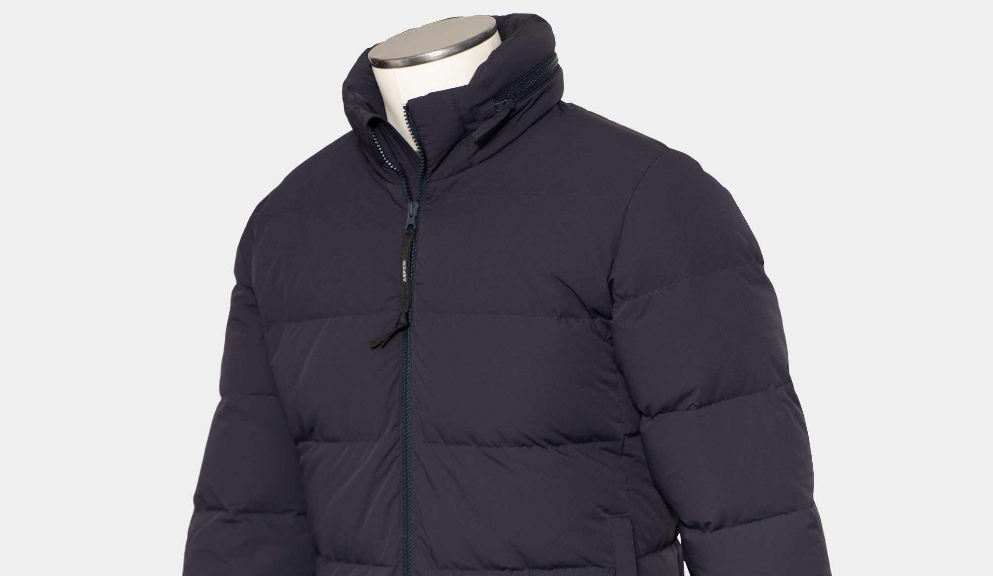 Aspesi Down Bomber Jacket Navy