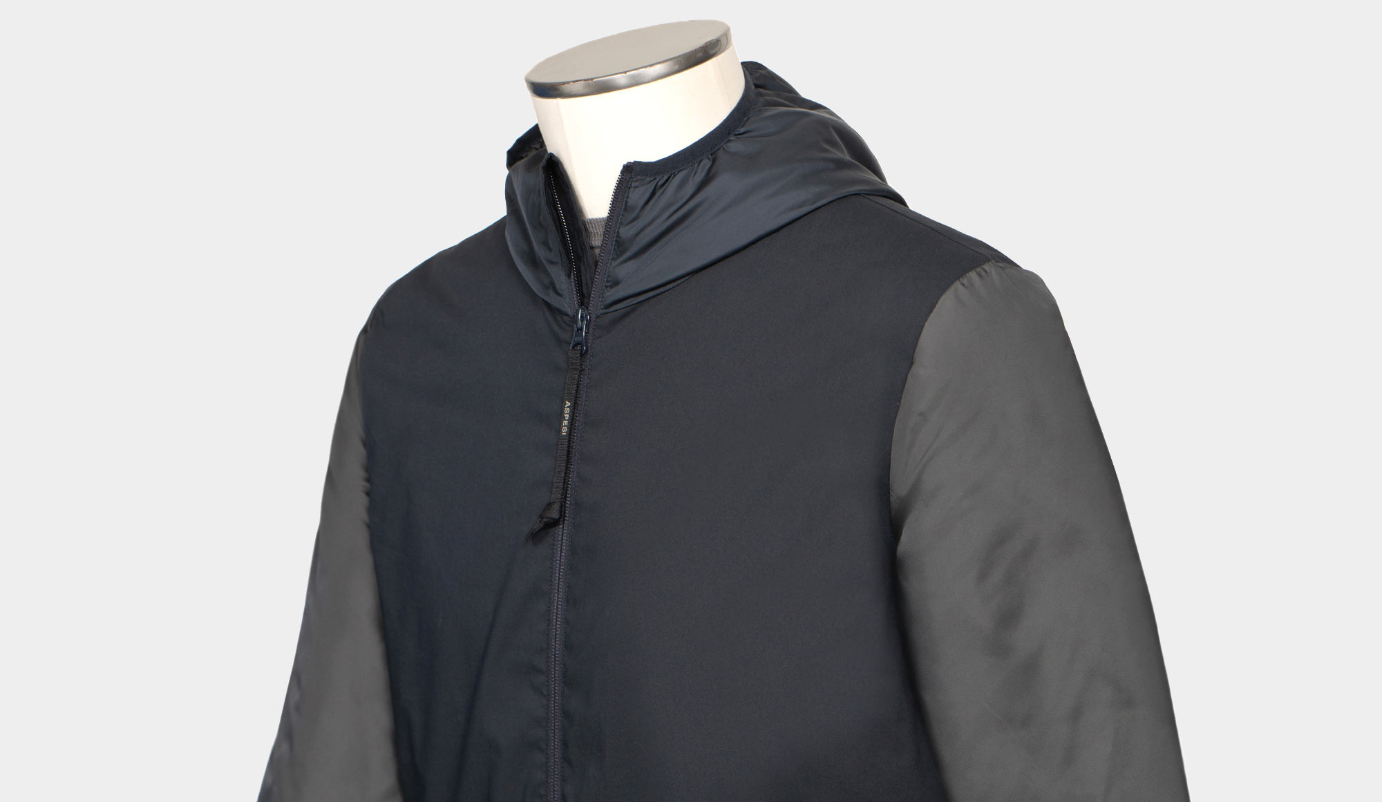 Aspesi Windbreaker 'Tang-Hood' Blue
