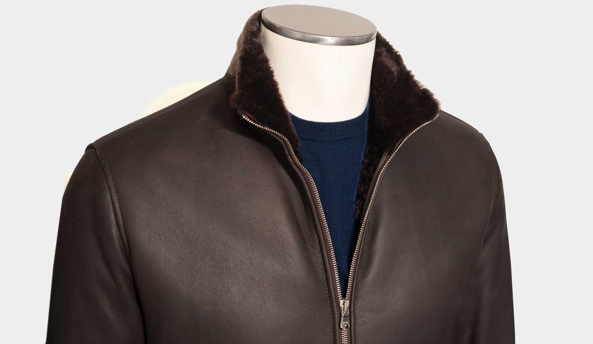 barba leather jacket