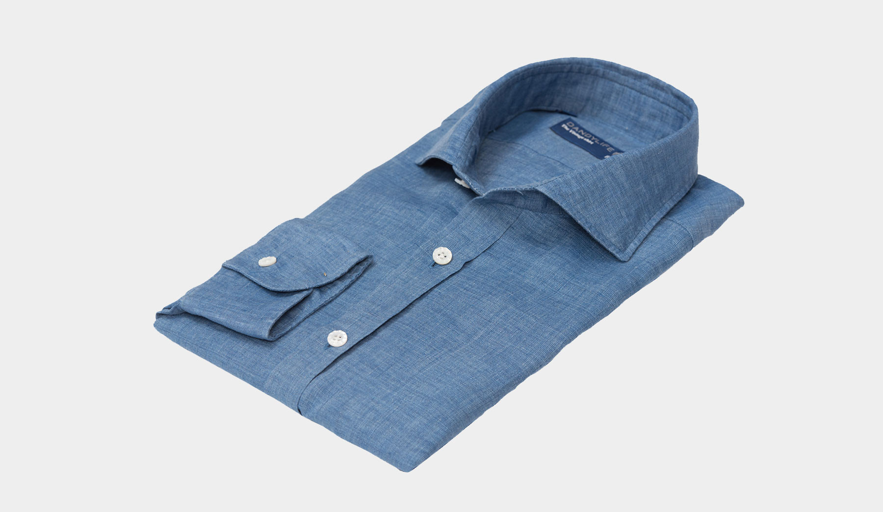 Barba Dandylife Linen Shirt Blue
