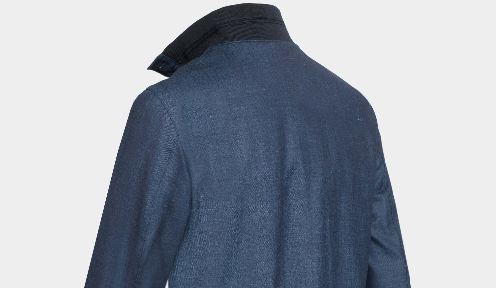 Cristiano Barbieri Bomber 'Loro Piana' Blue