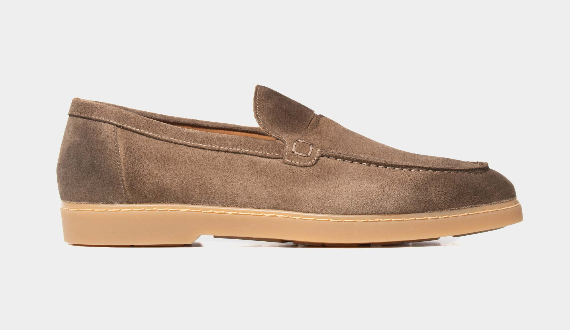Doucals Loafer Penny Suede Brown