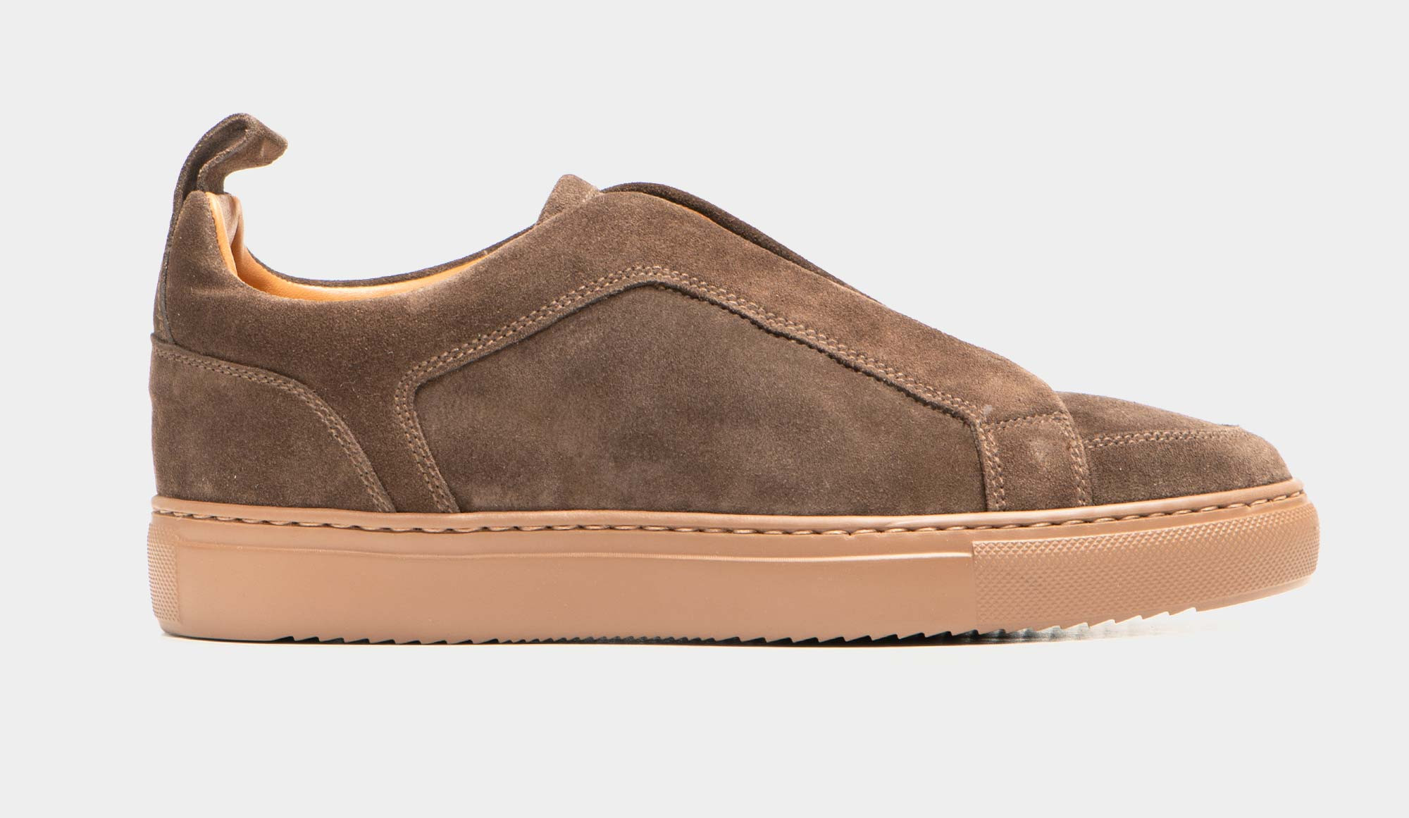 DOUCAL’S Women Sneakers DD8707ERICUY229IC30 Brown Handcrafted sneakers made in Italy for women | Doucal's