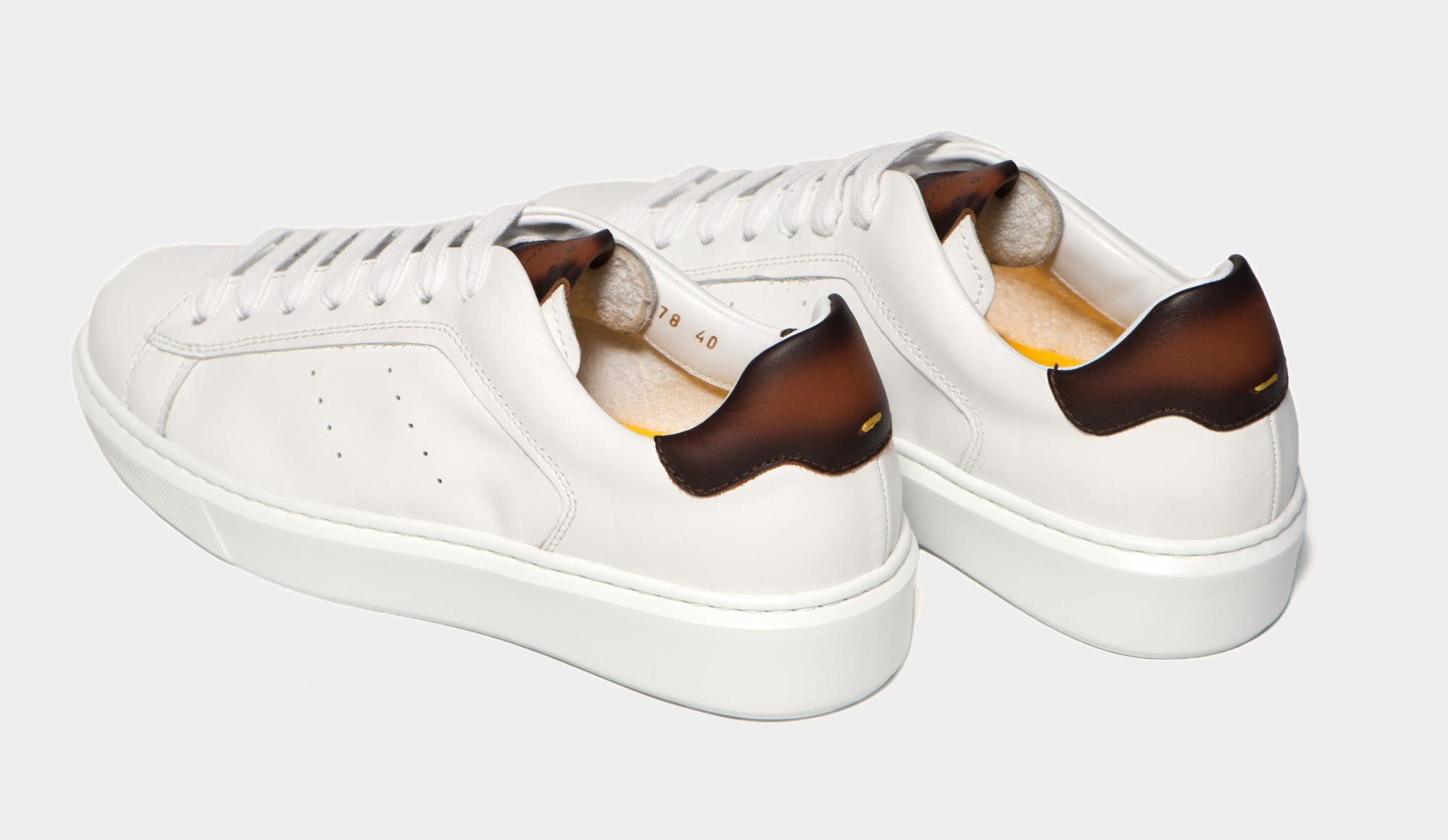 DOUCAL’S / ANAVRIIN/ローカットスニーカー/42/ホワイト/レザー/イタリア製/DU2878ALEXPV644IM07 Doucals Sneakers 