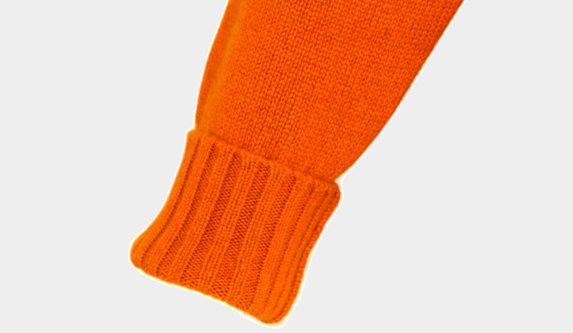 Drumohr Cashmere Roll Neck Blue Orange