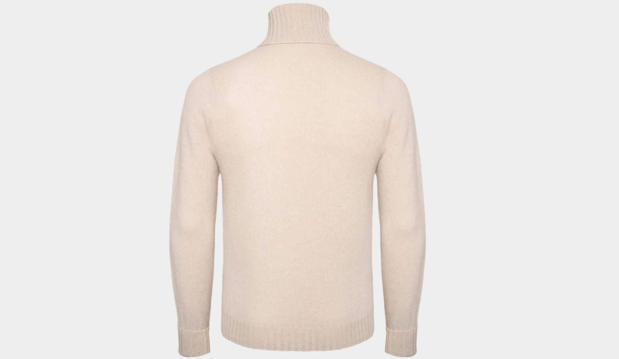 Drumohr Roll Neck Cashmere Off White