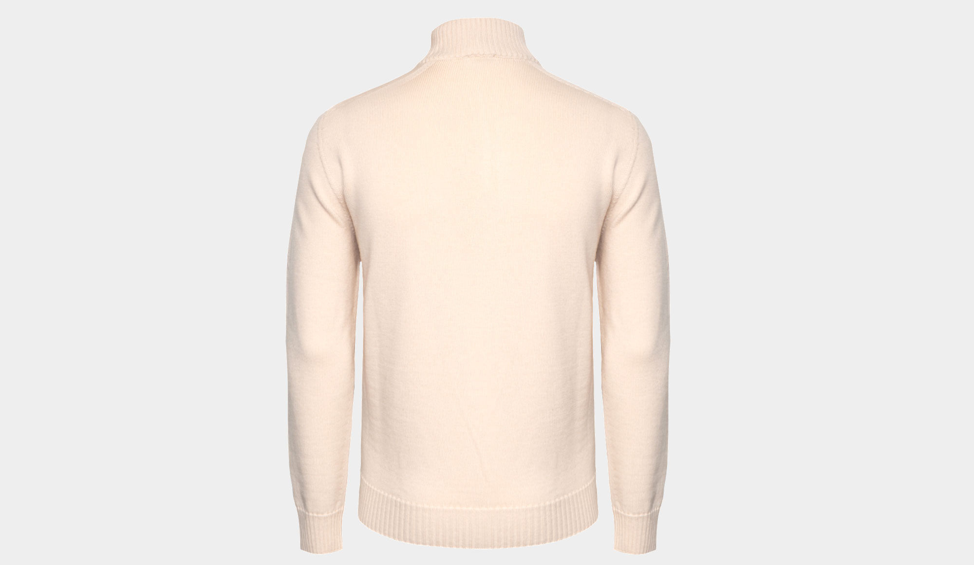 Off white mock neck top