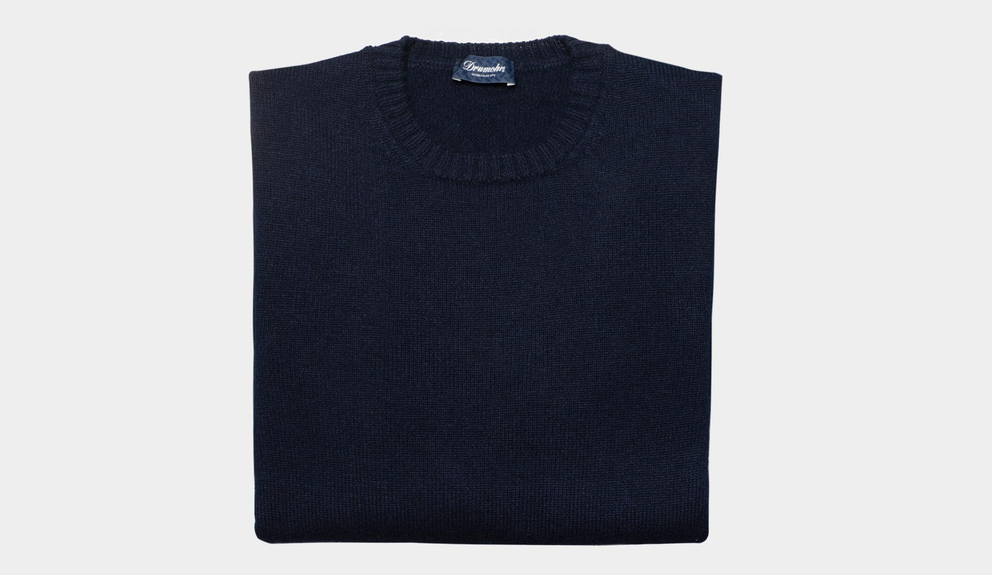 Drumohr Crewneck Cashmere Navy