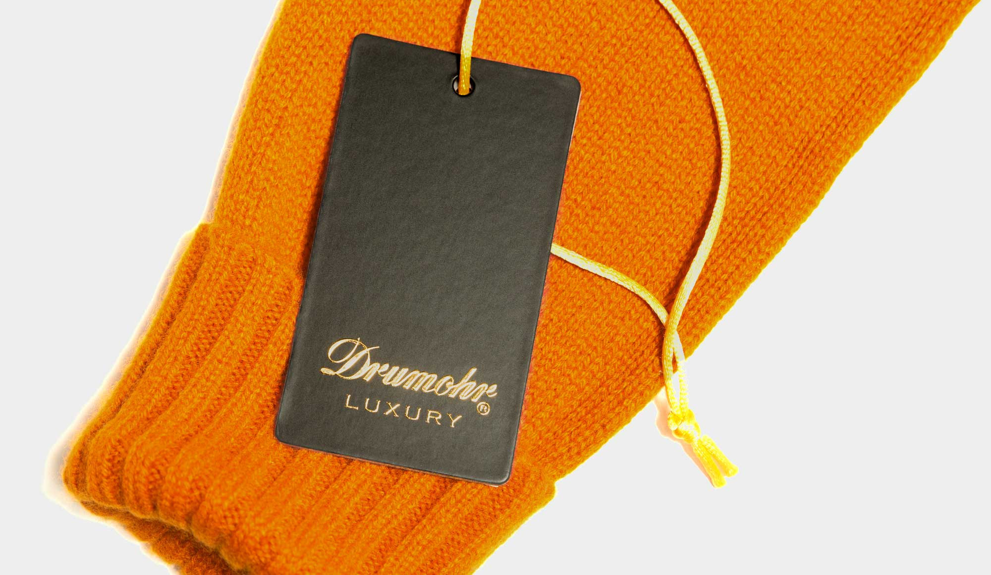 Drumohr Cashmere Roll Neck Blue Orange