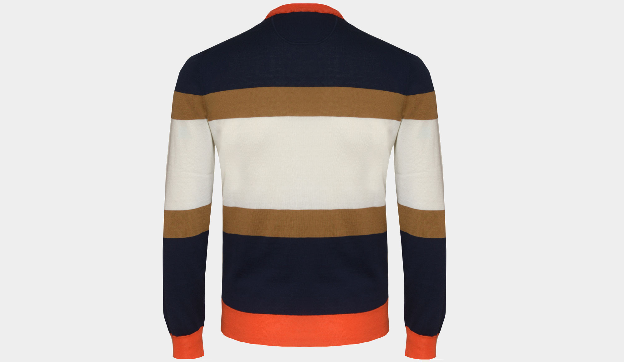 Drumohr Knitted Cotton Pullover Striped