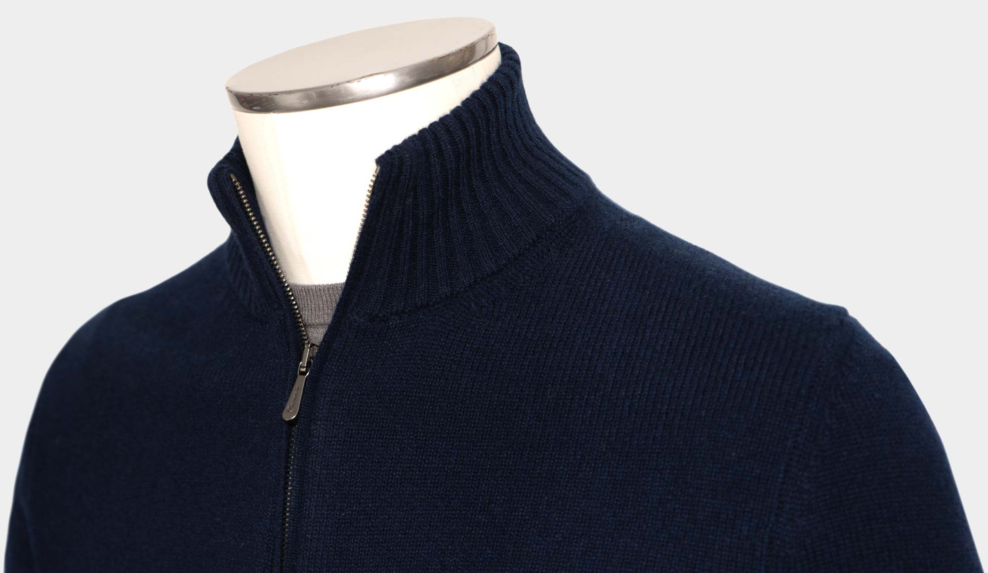 Drumohr Cashmere Cardigan Navy