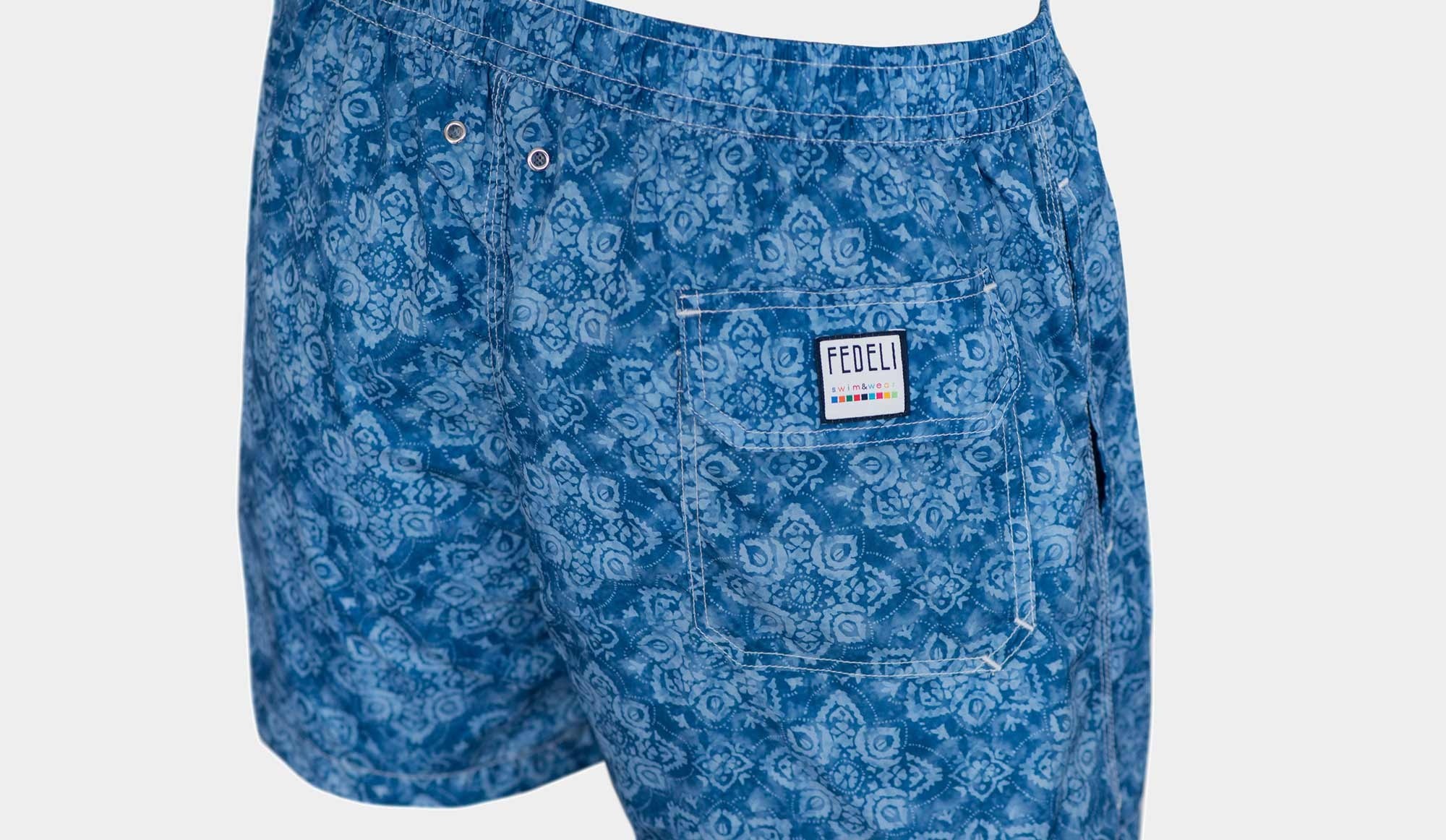 flower swim trunks