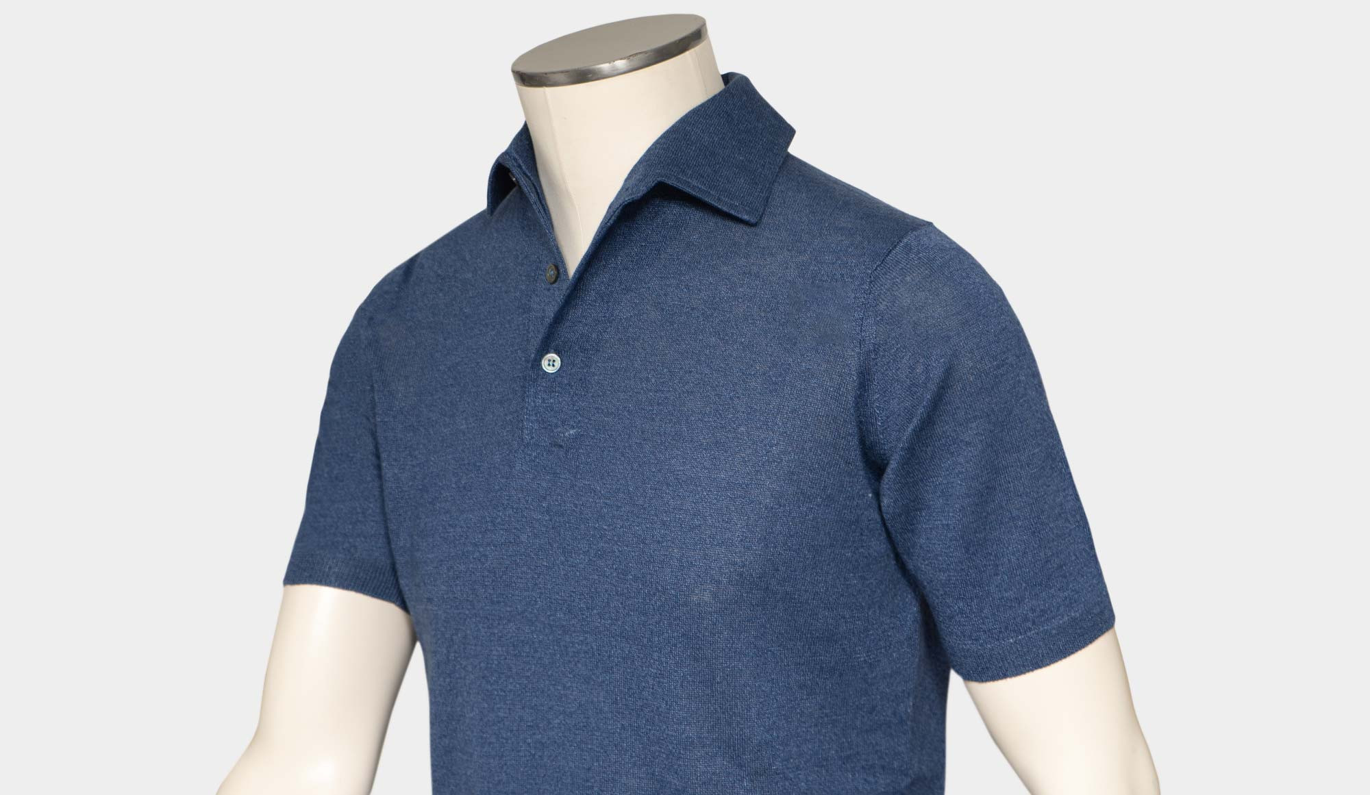 Filippo de Laurentiis Polo Short Sleeve Blue