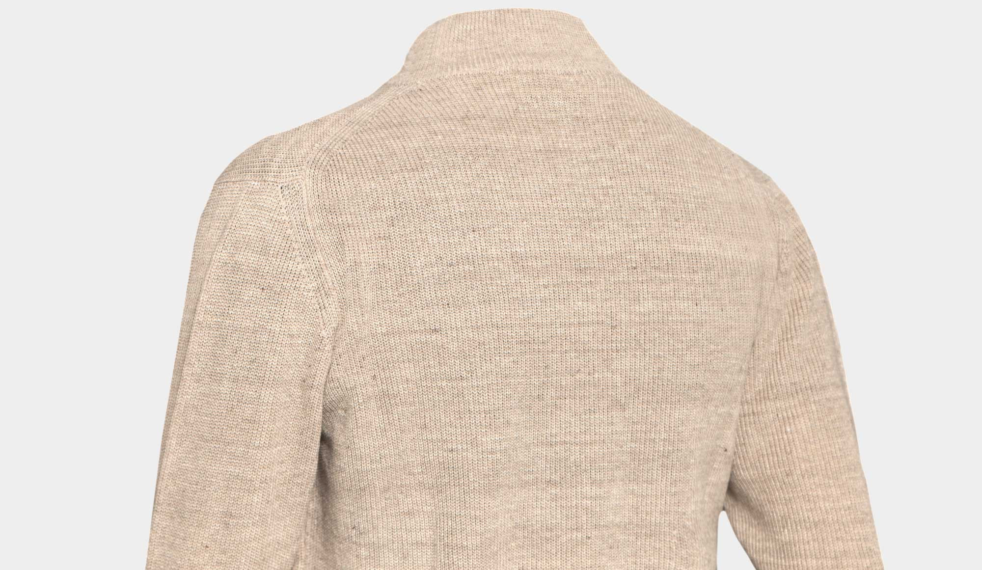 Filippo de Laurentiis Cardigan Linen-Cotton Beige