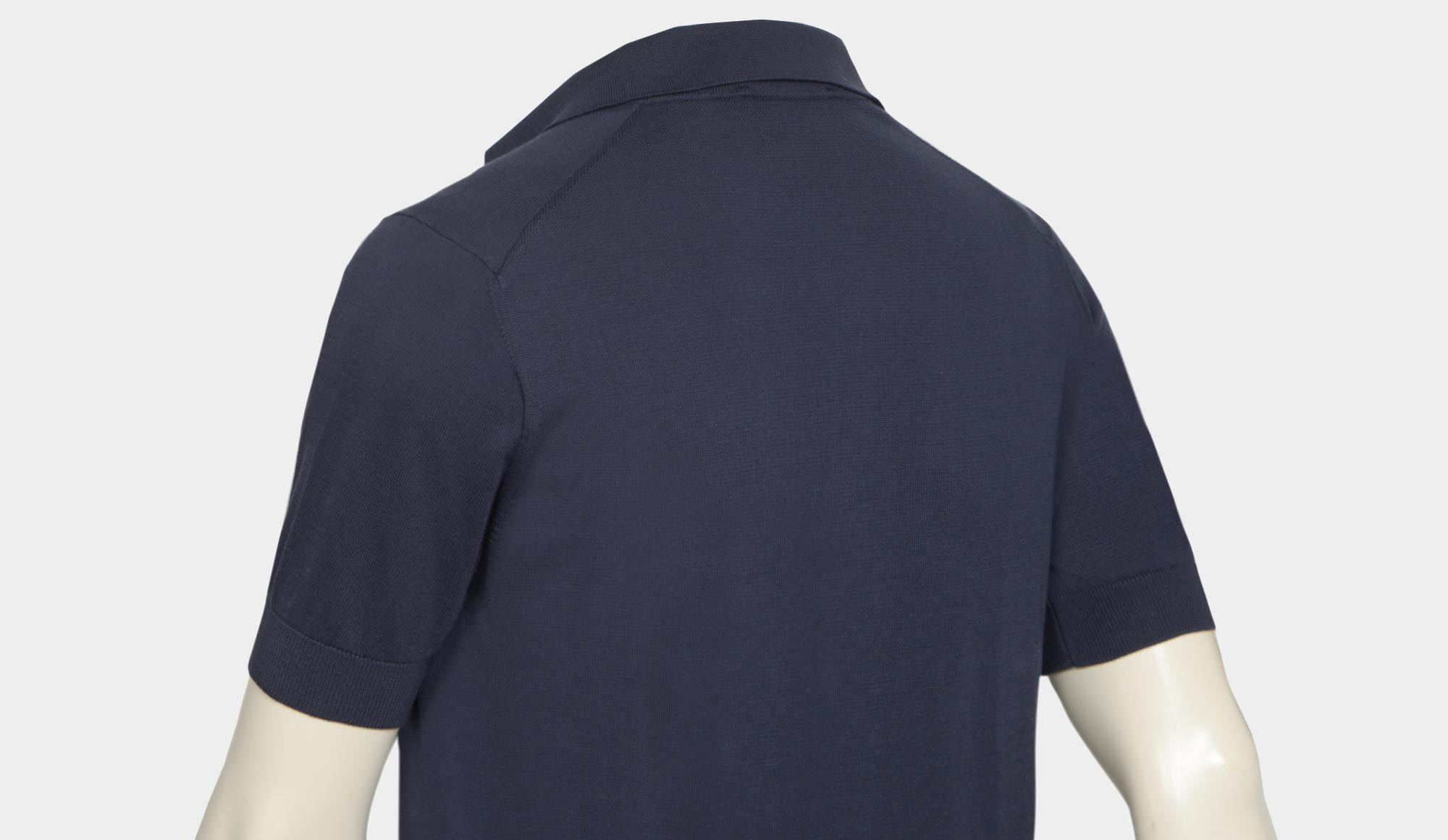 Filippo de Laurentiis Knitted Short Sleeve Shirt Blue - Sale