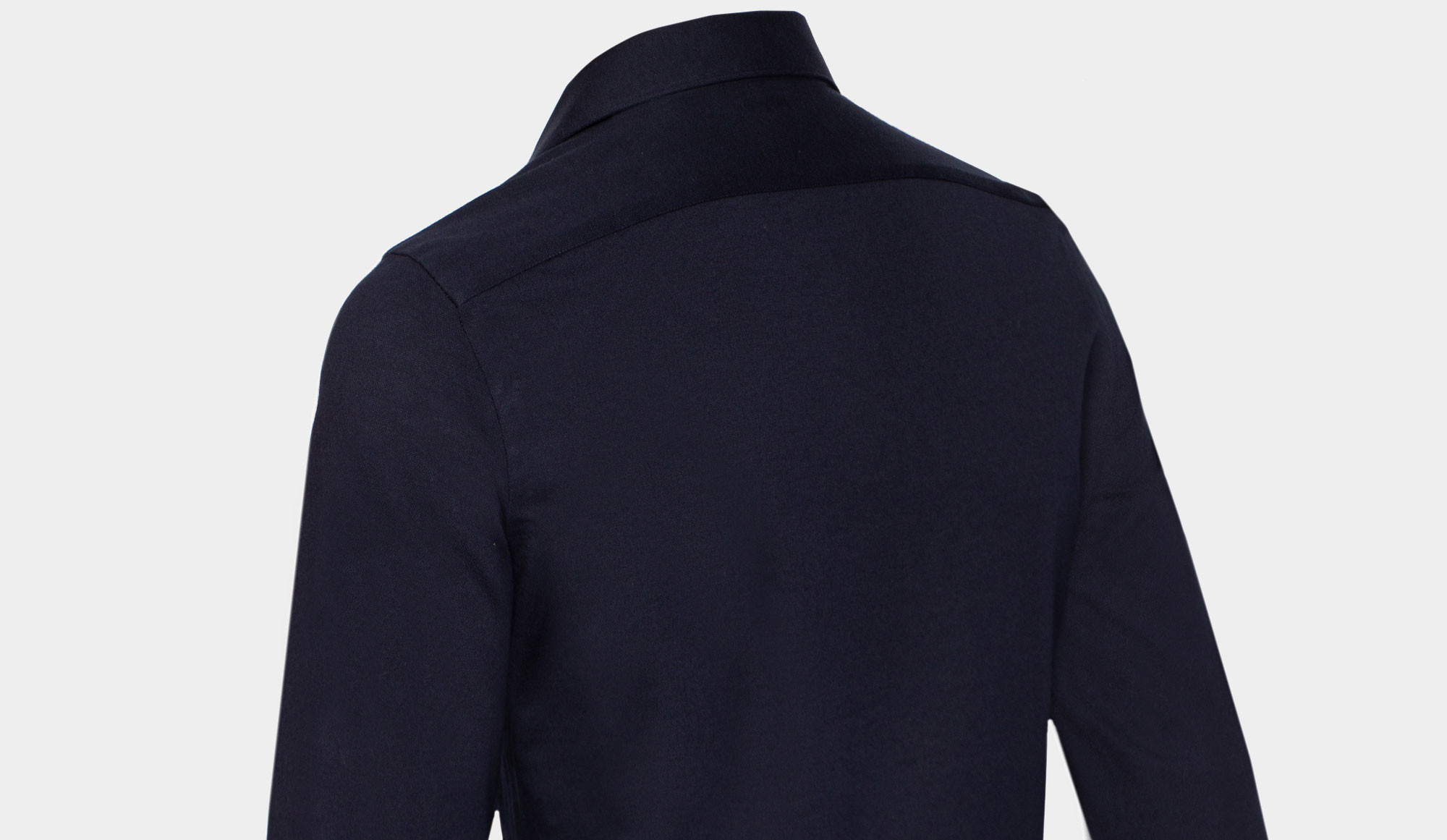 Finamore Cashco Polo Camicia Jersey Navy