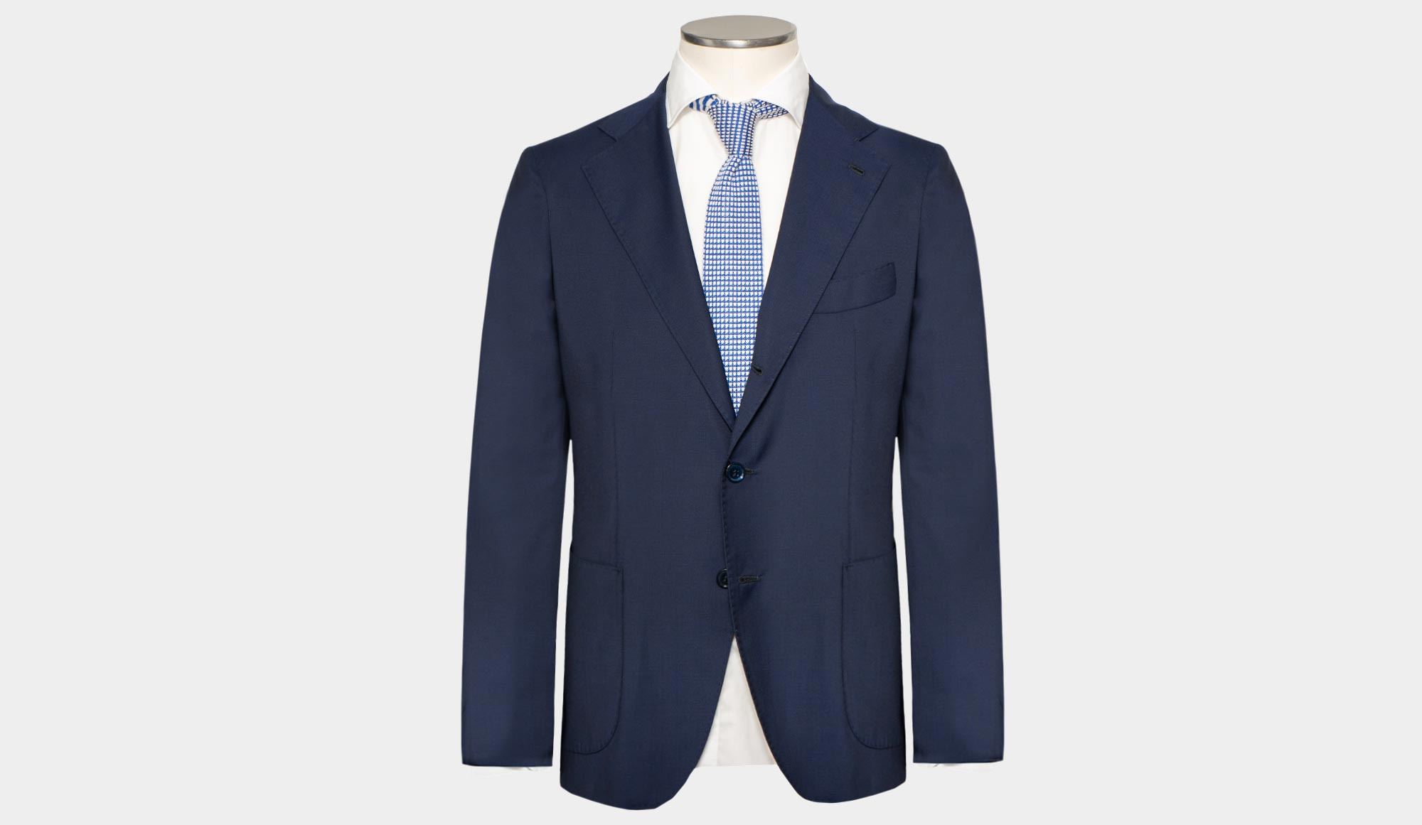 Gabo Suit Wool Neapolitan Blue