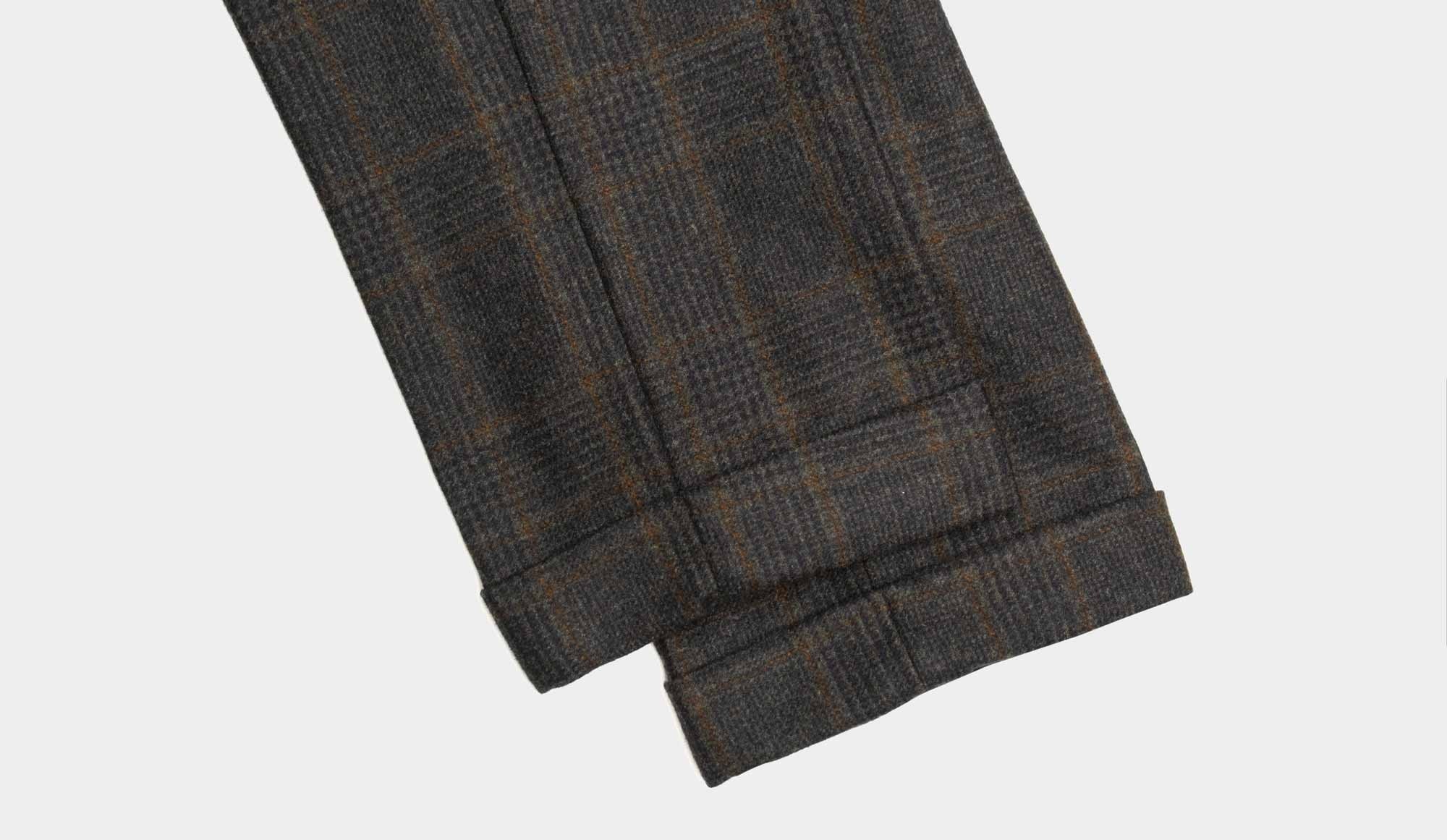 Germano Checked Flannel Cargo Pants