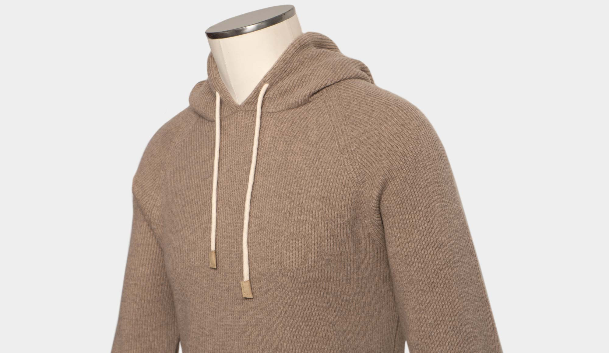 Ribbed hoodie shop
