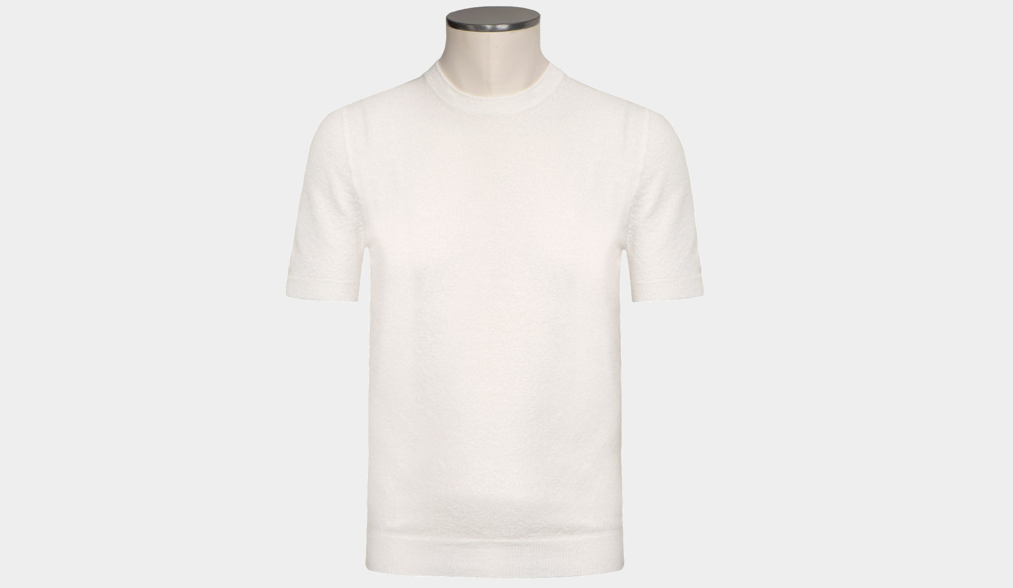 トップス Gran Sasso Soft Cotton Crewneck Thermal Gran Sasso Crewneck Terry Off-White