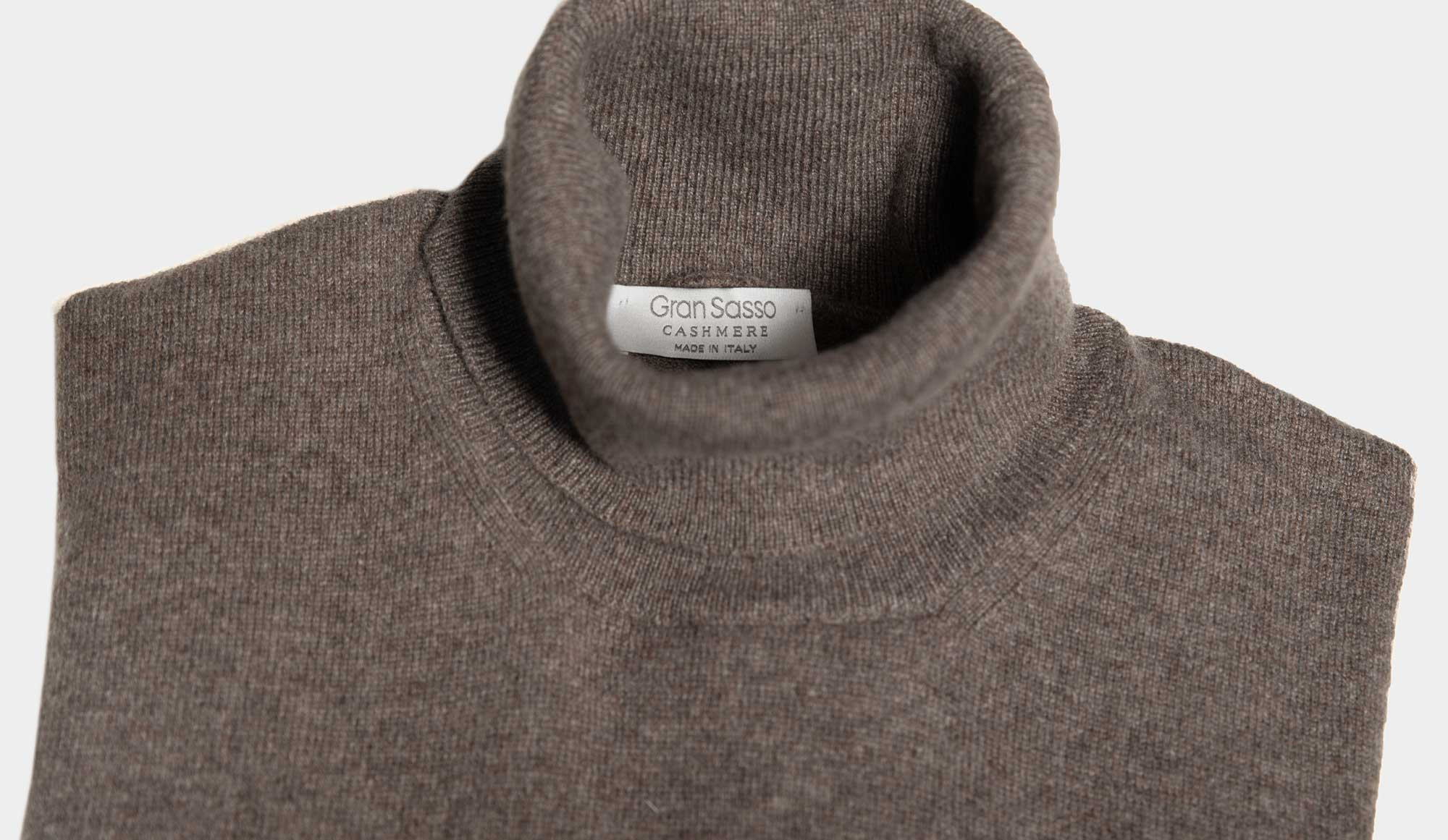 Gran Sasso Roll Neck Cashmere Beige