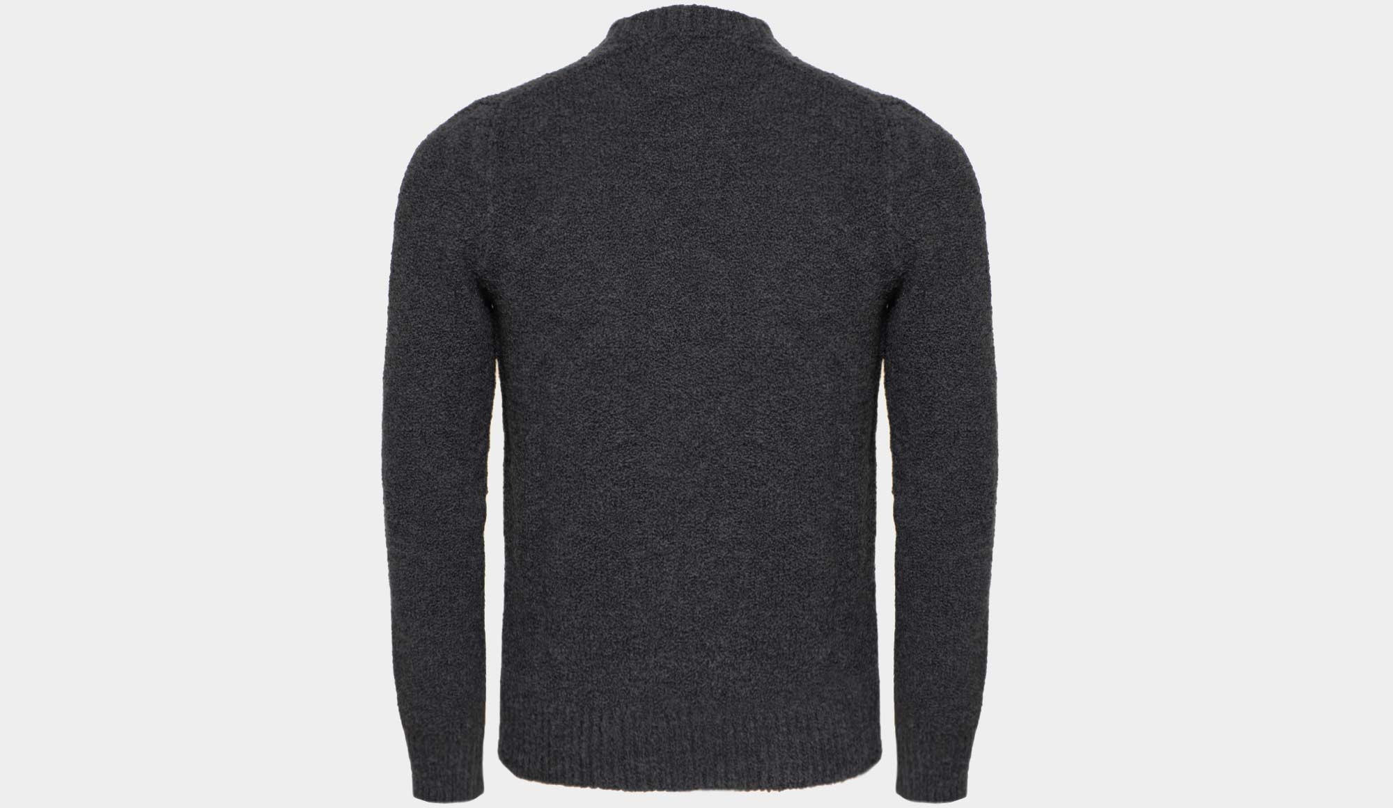 GRAN SASSO／crew neck-knit Gran Sasso Crewneck 'Bouclé' Grey