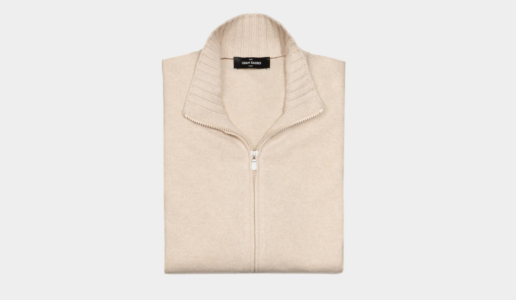 ニット・セーター GRAN SASSO Men Sweater 43112 23503030 Beige Gran Sasso セーター ニット GRAN SASSO / リネンコットン