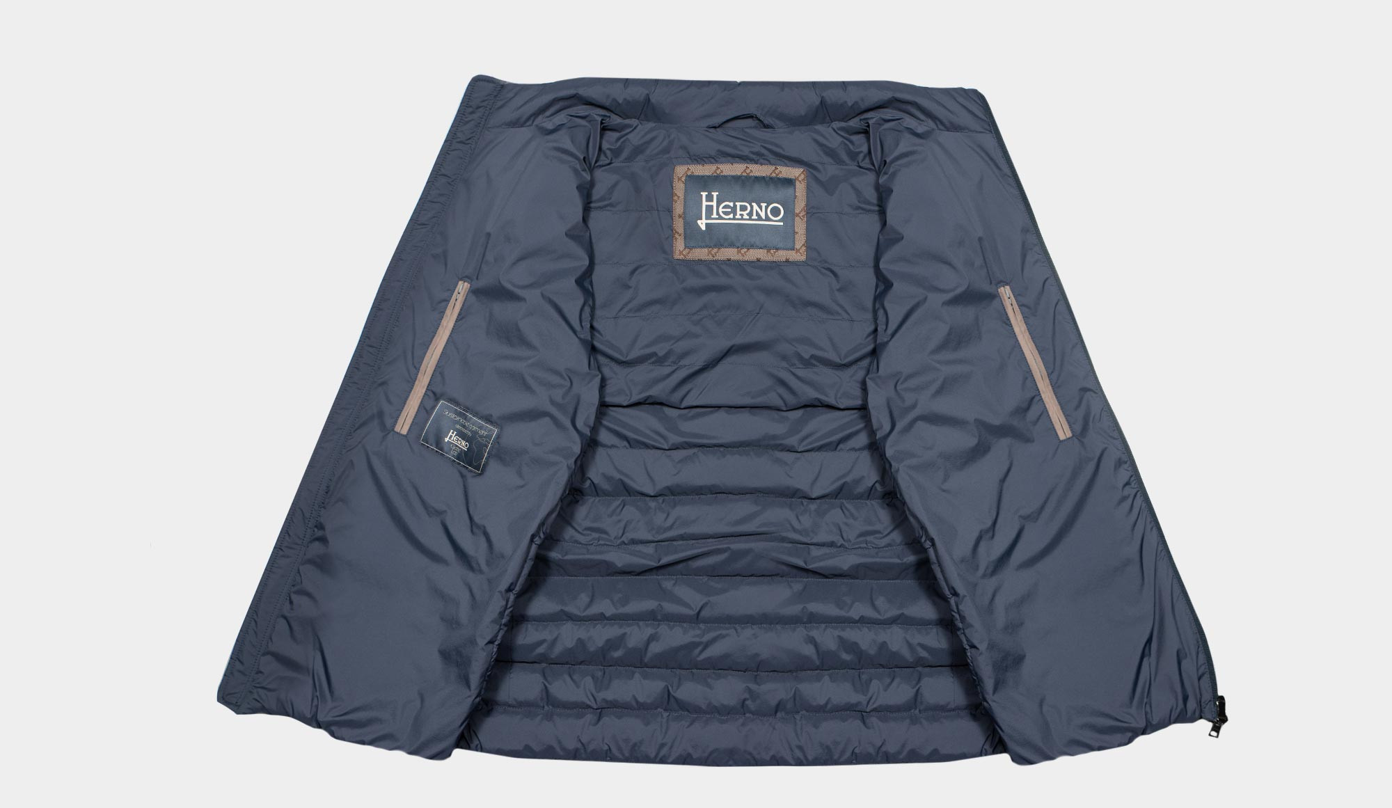 Herno Down Gilet Navy