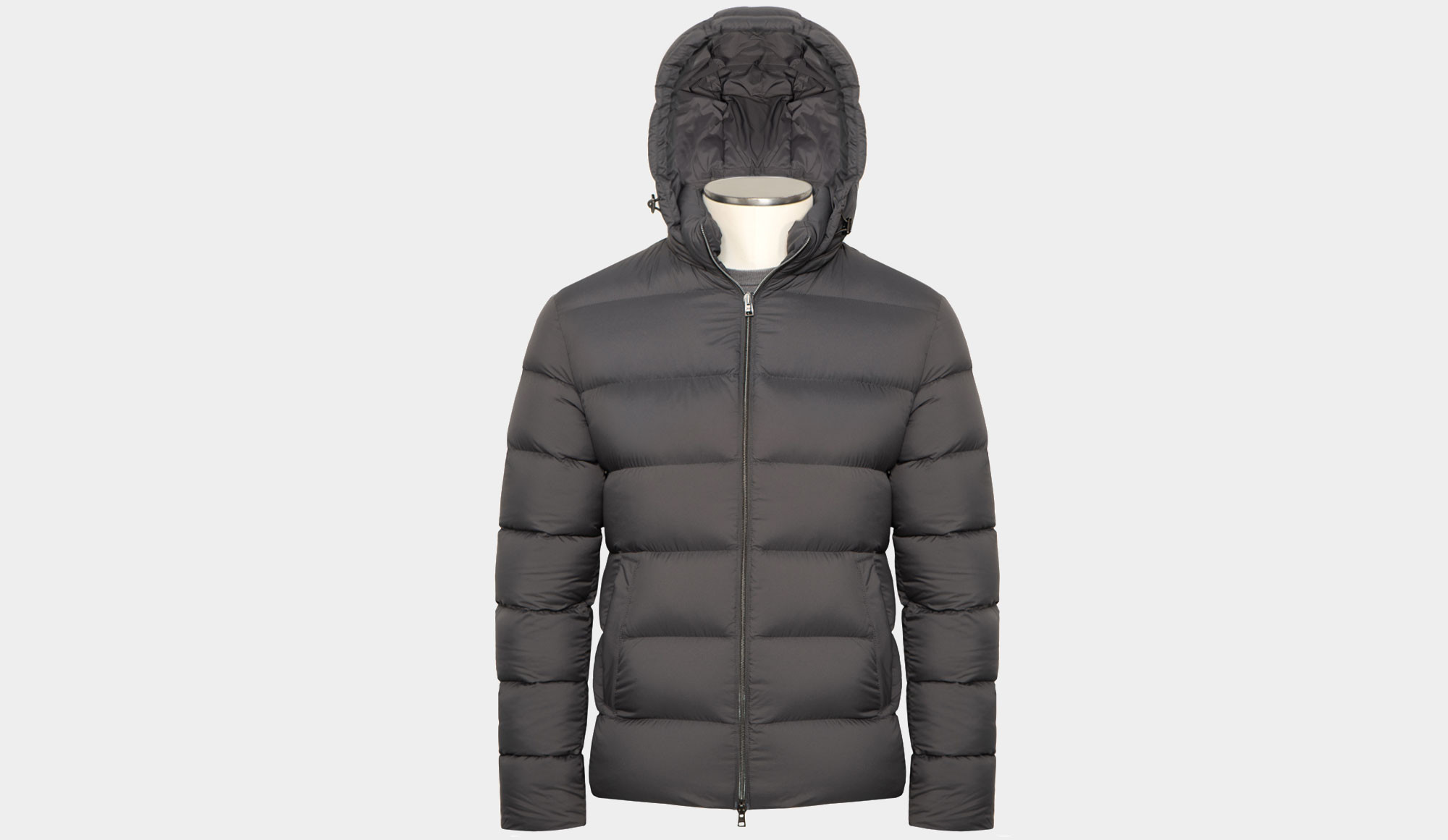 Herno Puffer Coat Grey