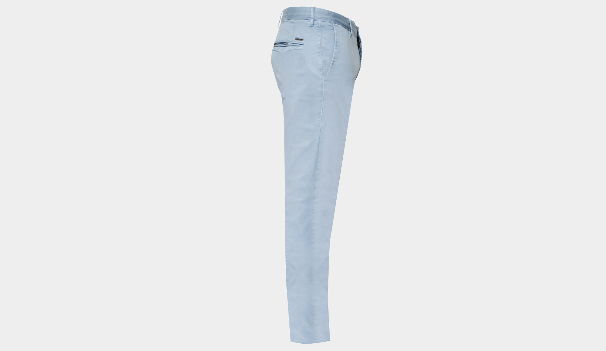 Incotex Slacks Cotton Light-Blue