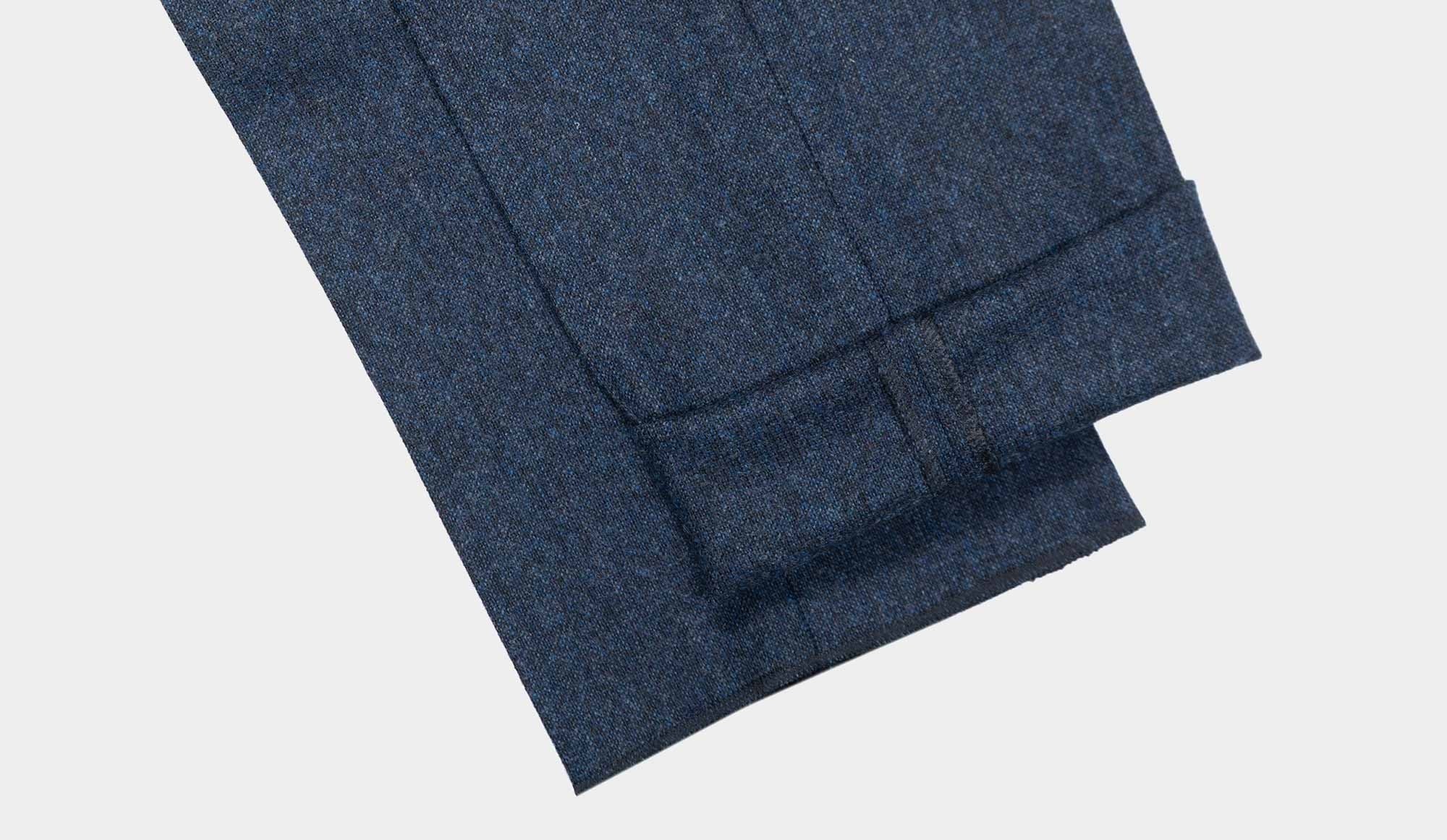 Incotex Trousers Venezia Wool Blue