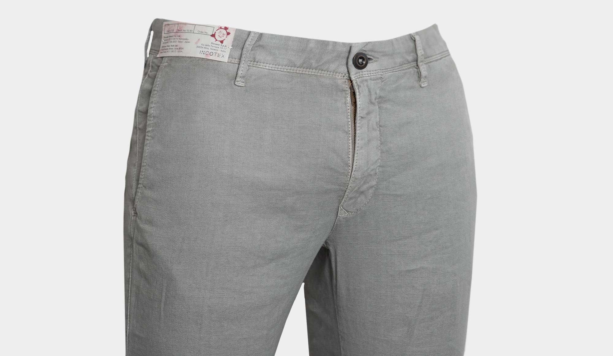 Incotex linen pants discount