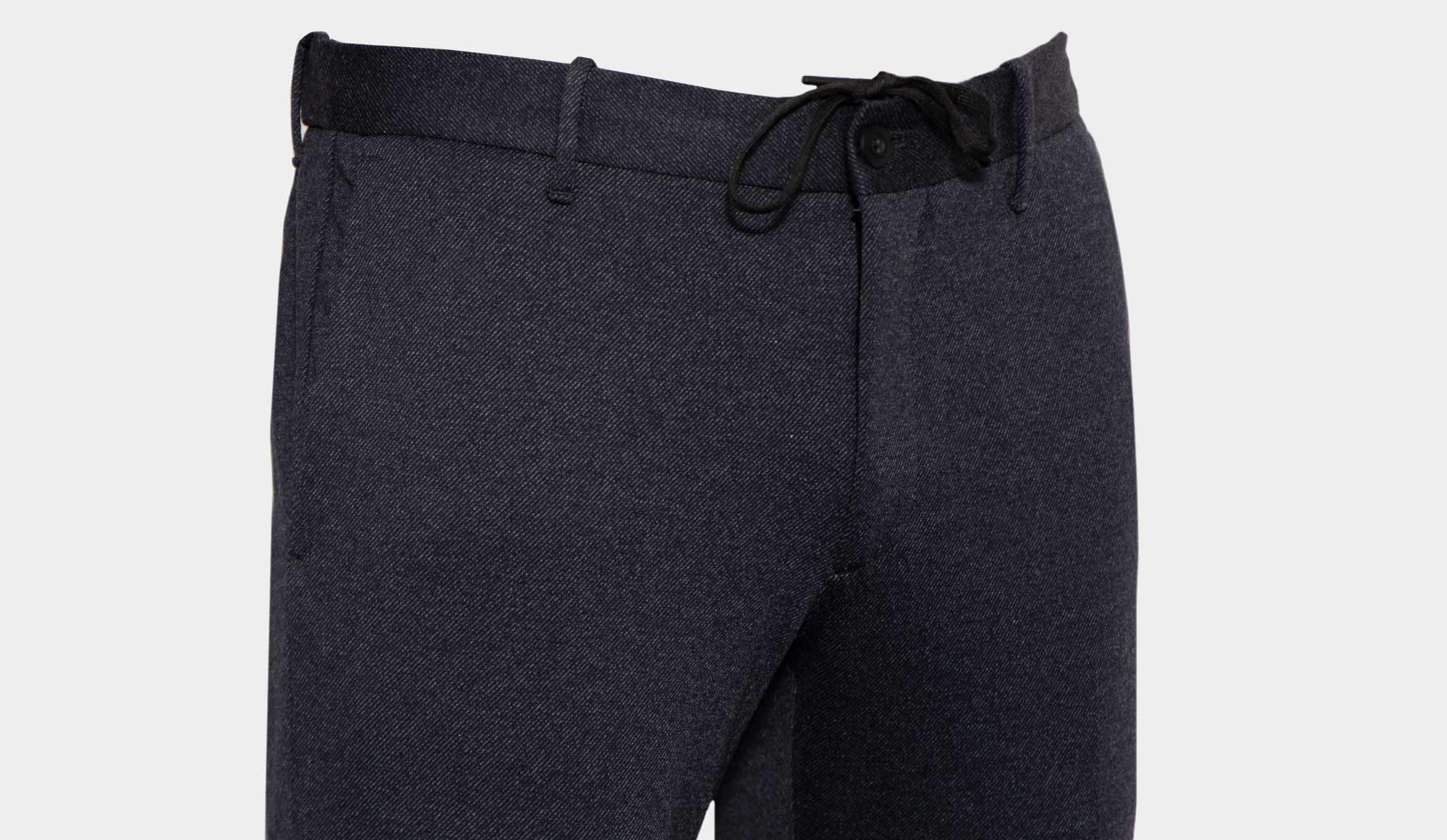 Incotex Tekno Twill Trousers Blue