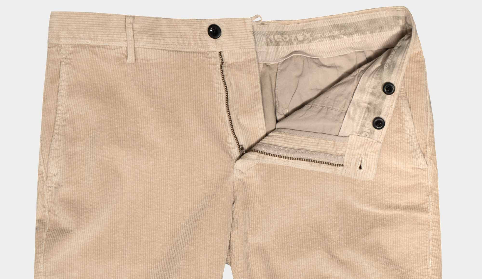 Incotex Slacks Corduroy Sand