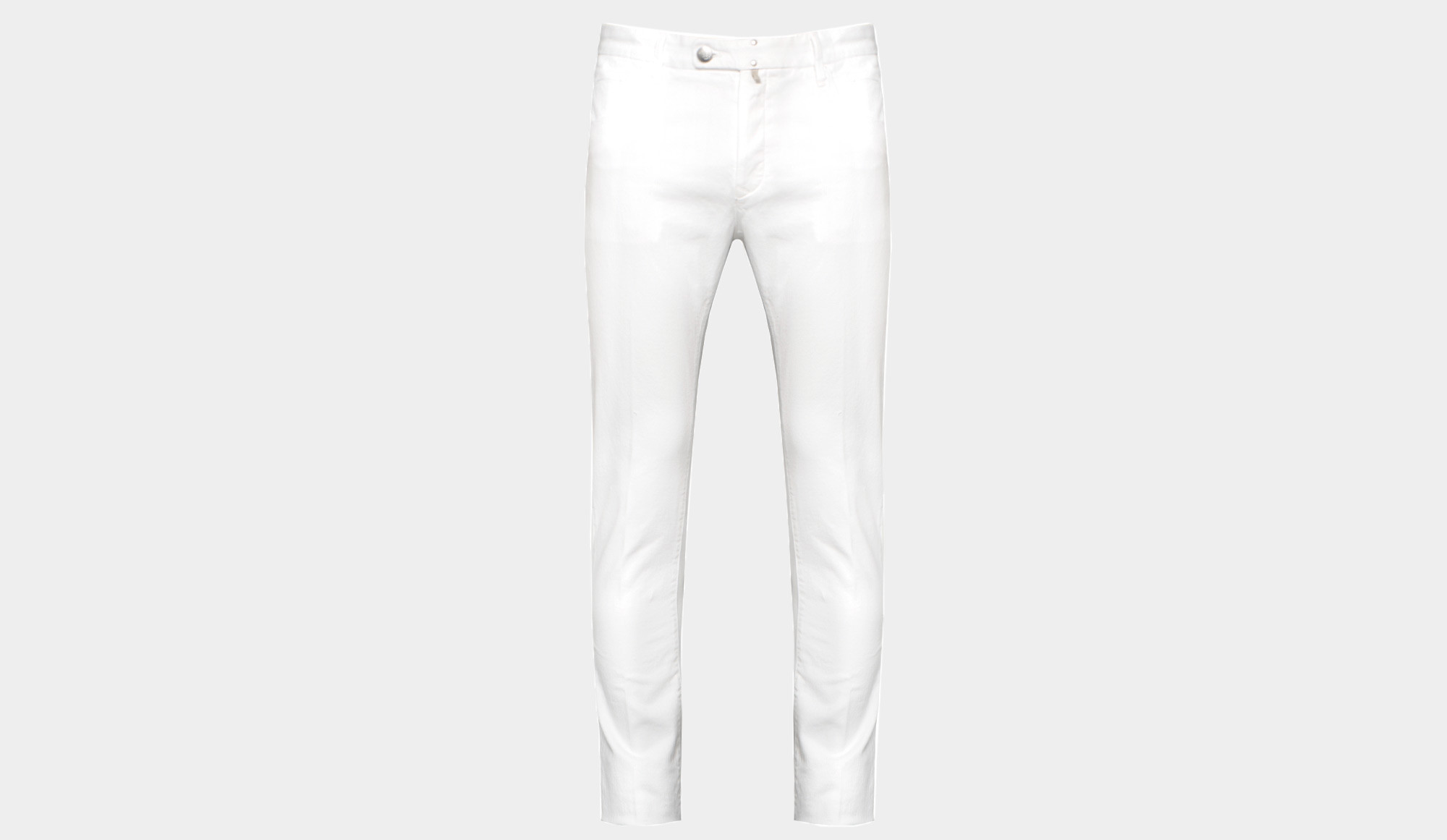 パンツ INCOTEX cotton white pants Incotex Cotton Trousers 5-Pocket White