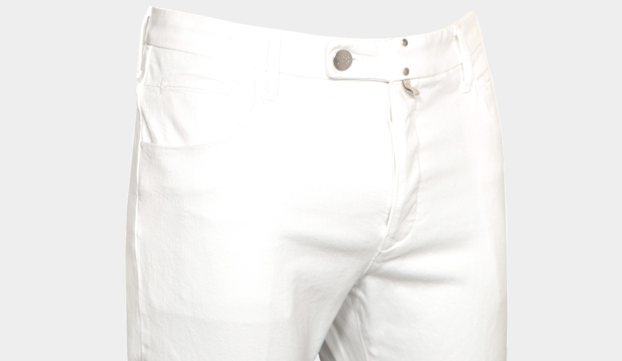 Incotex Cotton Trousers 5-Pocket White