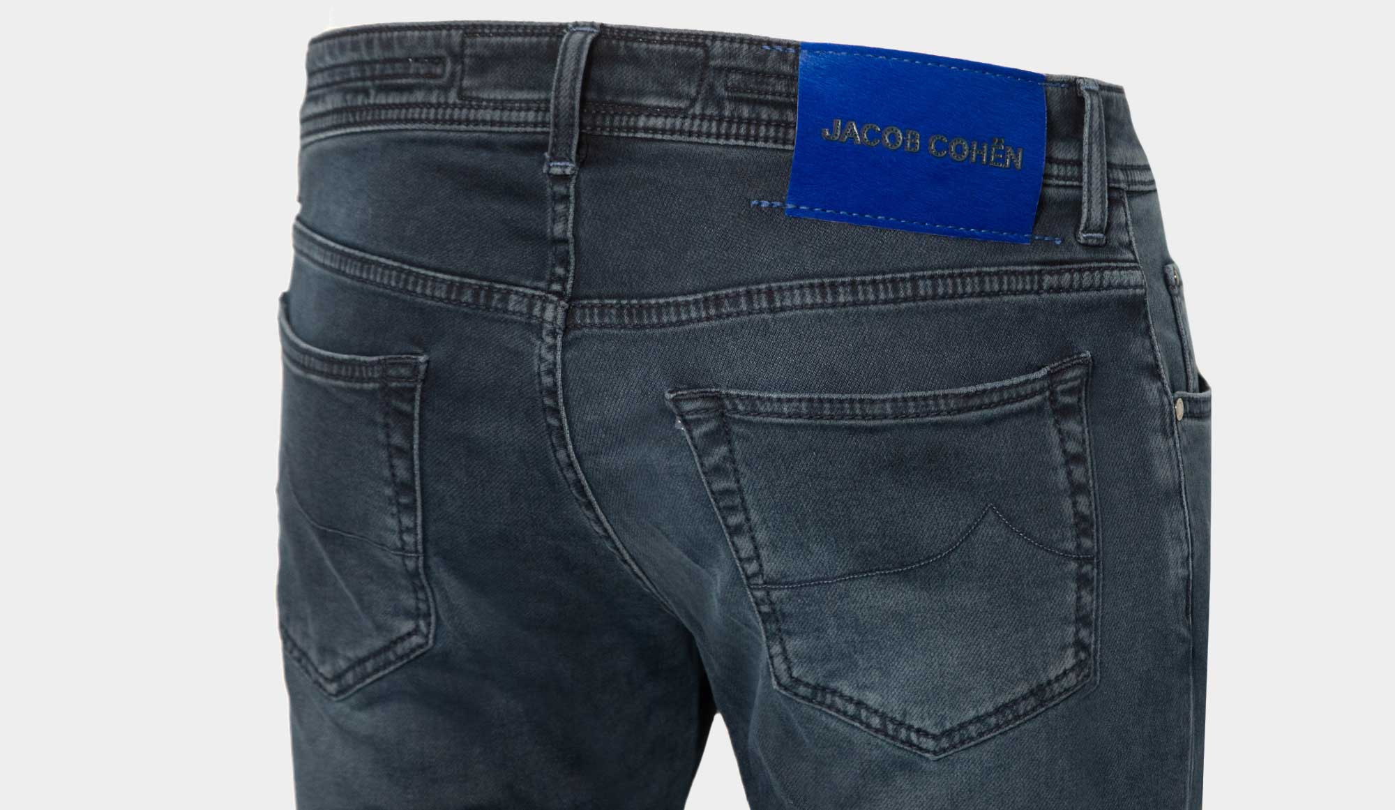 Jacob Cohen Cotton Denim Blue-Black