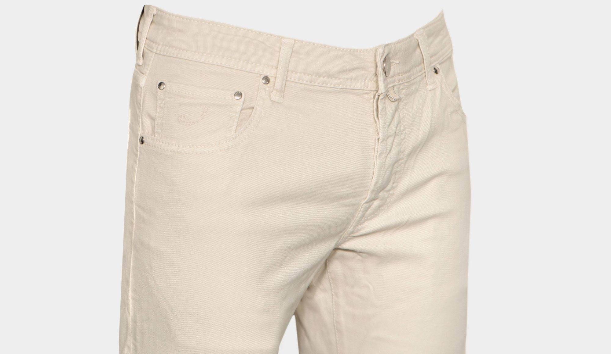 Jacob Cohen 5-Pocket Soft-Cotton Off-White