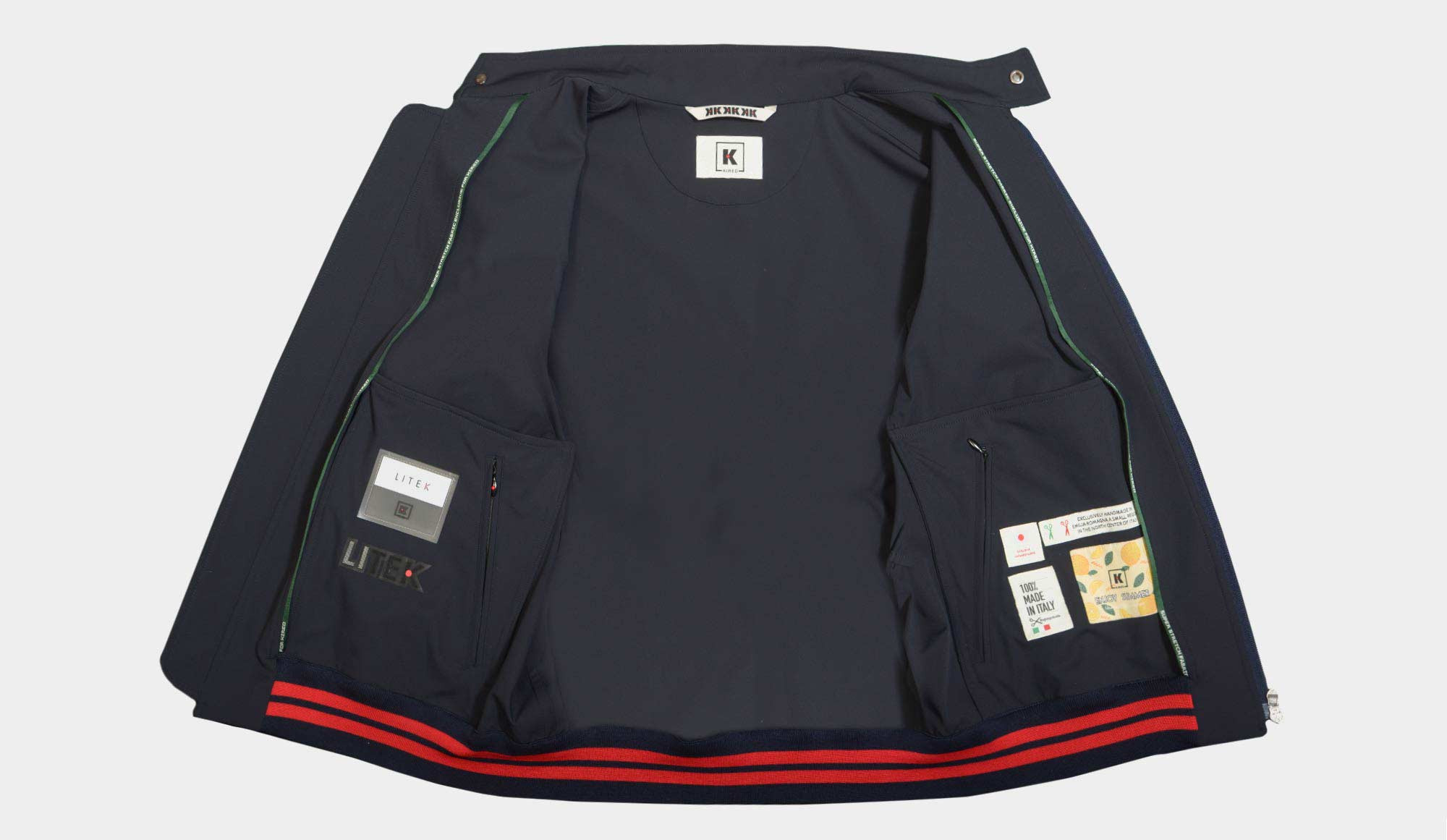 KIRED】 Dark Khaki Jacket in Italy