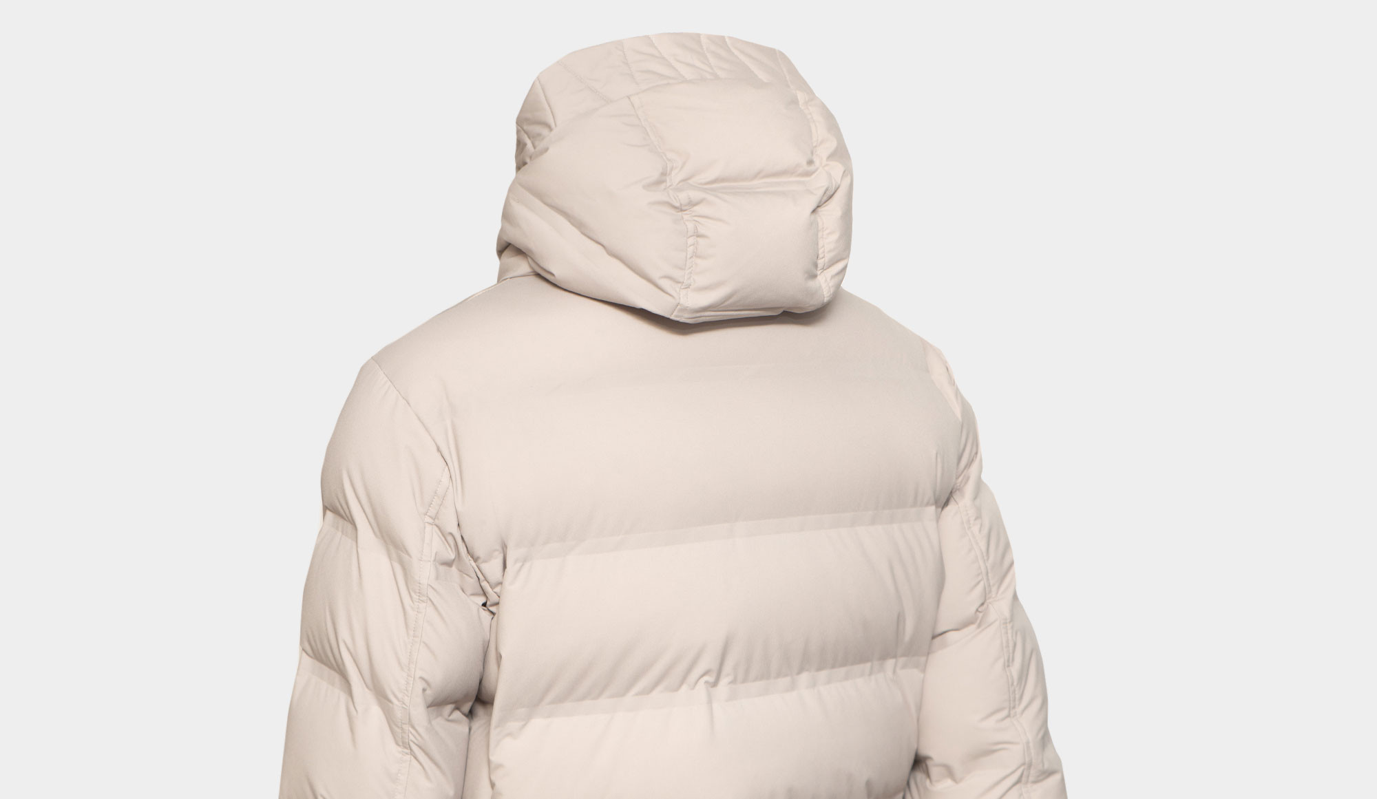 Kired Down Coat "Reuss" Ivory