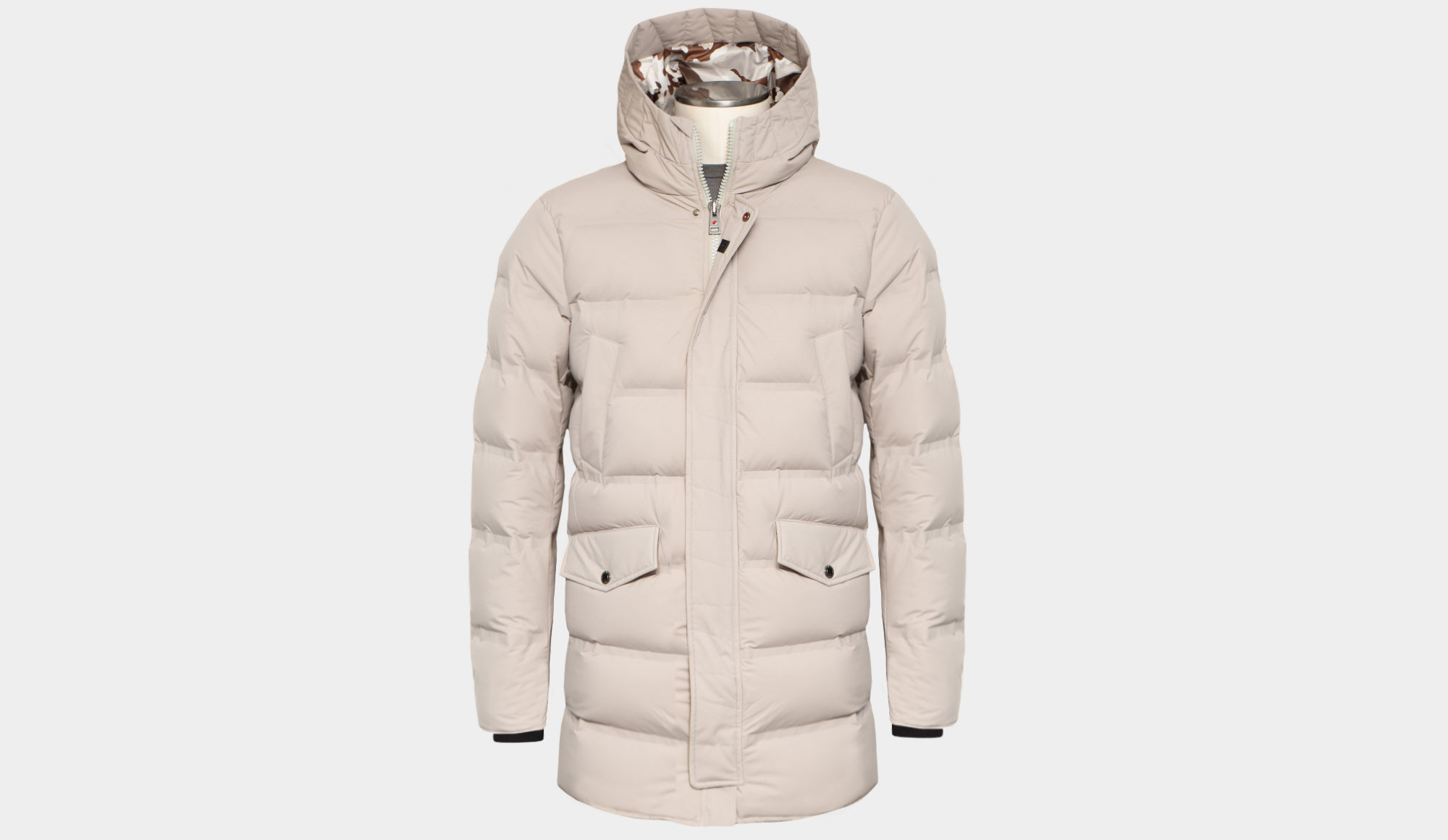 Ivory down coat top